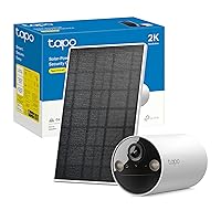 Tapo C410 KIT Telecamera WiFi Esterno ad Energia Solare, 2K 3MP