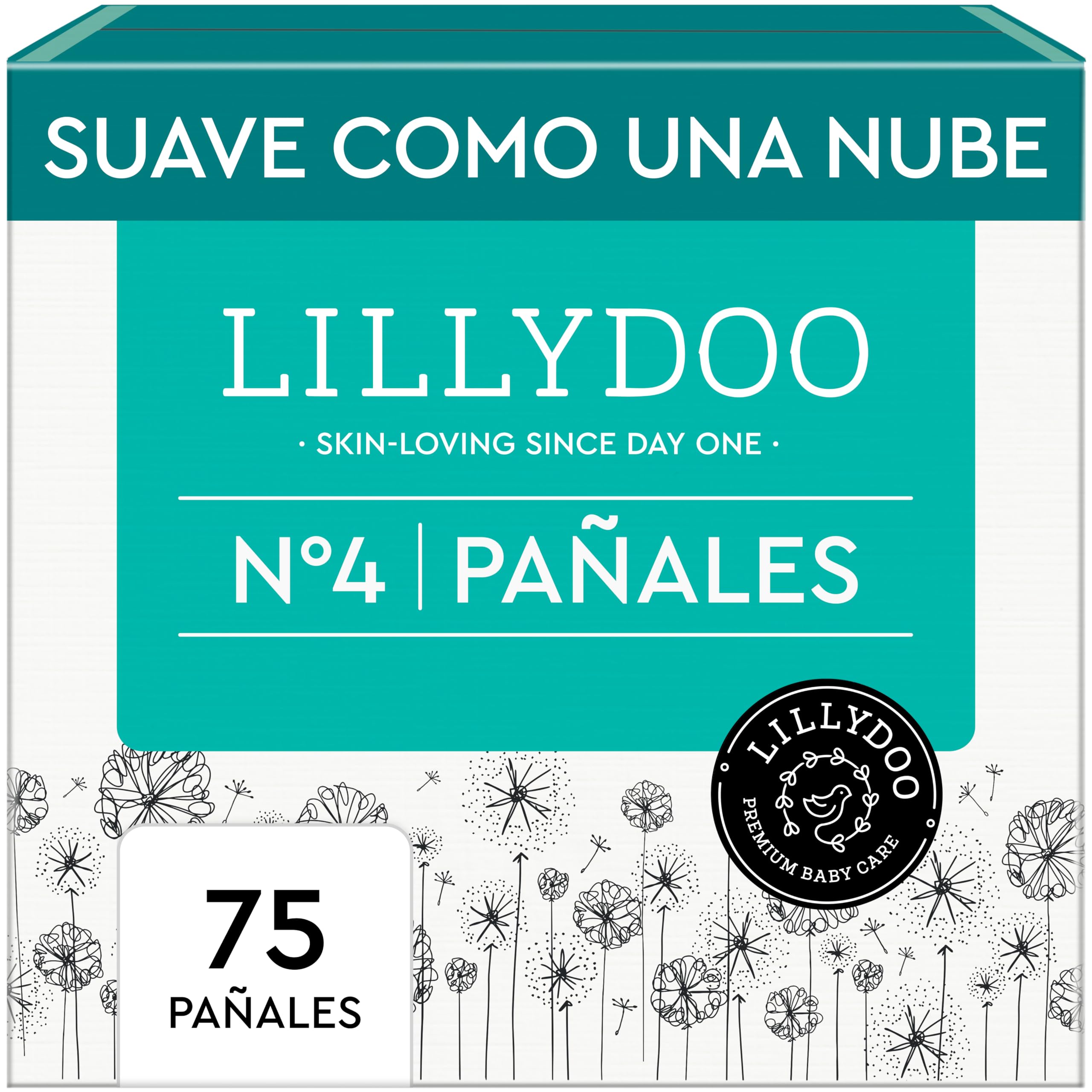 Pañales LILLYDOO delicados con la piel - talla 1 (2+ kg), caja de medio mes (72 unidades), protección contra fugas, suaves, sin perfumes ni lociones y dermatológicamente probados — view 14