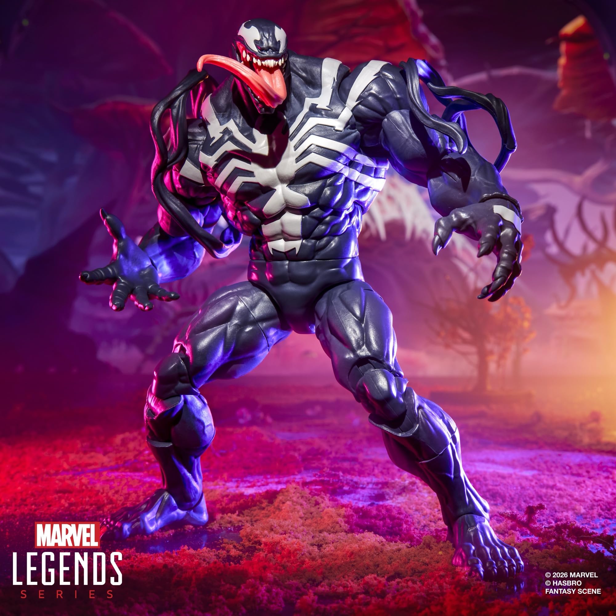 Marvel Legends Series Marvel Rivals Venom & Jeff the Land Shark, vom Videospiel inspirierte Action-Figuren (15 cm) zum Sammeln