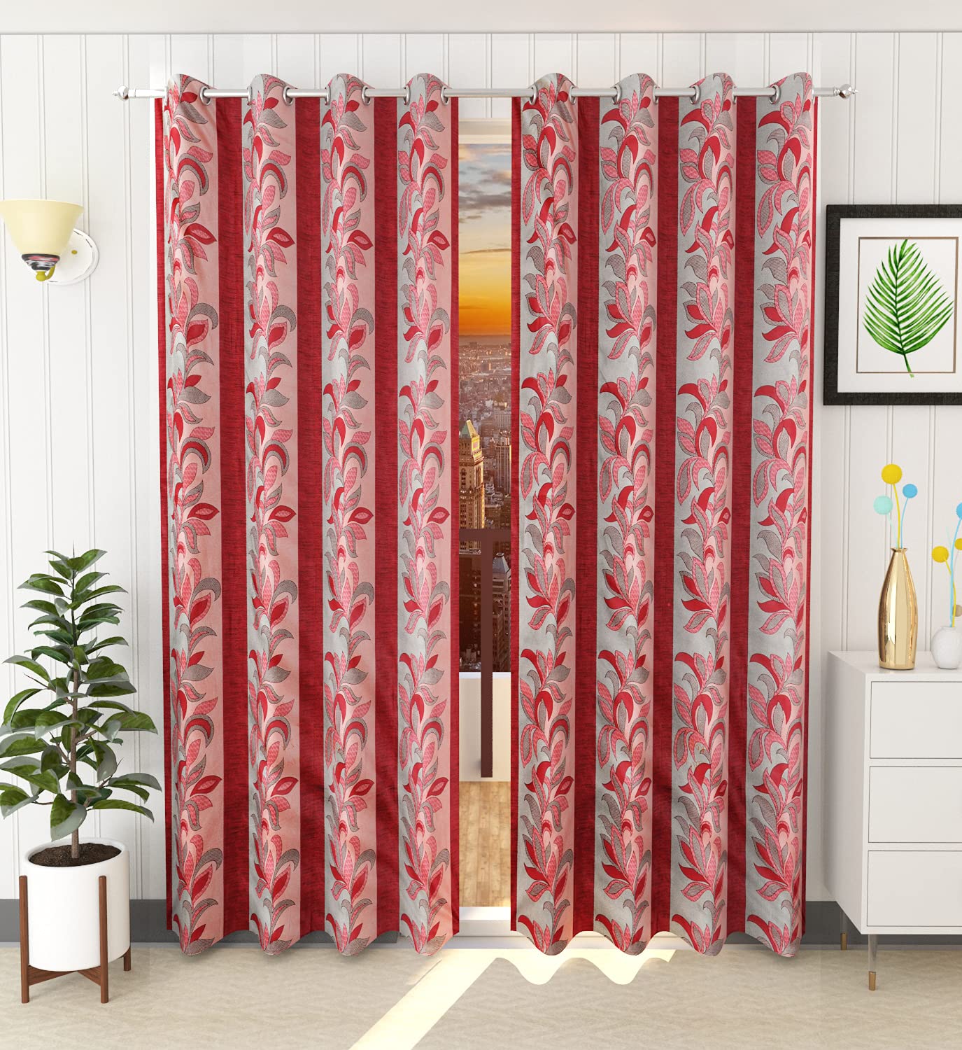 See full amazon price history chart for HOME UTSAV 1 Piece Abstract Polyester Printed Curtains for Window 6 Feet, Maroon HOME UTSAV 1 Piece Abstract Polyester Printed Curtains for Window 6 Feet, Maroon (B0B54VB49T) Amazon Price History, Amazon Price Tracker