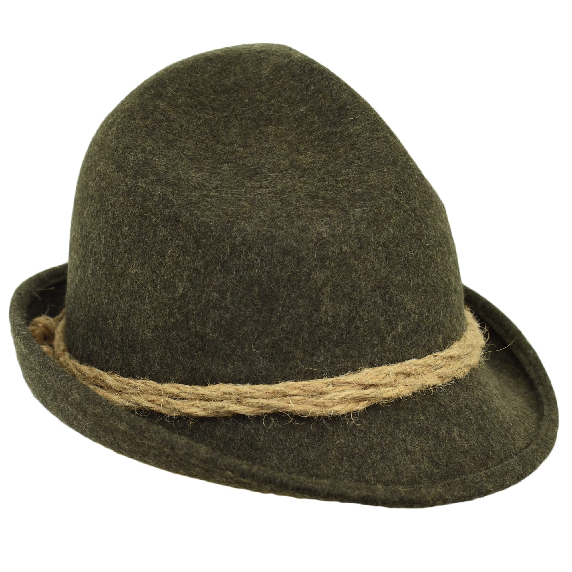 Melegari Cappello Tirolese Dreispitzhut Stella Alpina | Cappello da Montagna | Cappello Alpino | Uomo Donna | Estate/Inverno