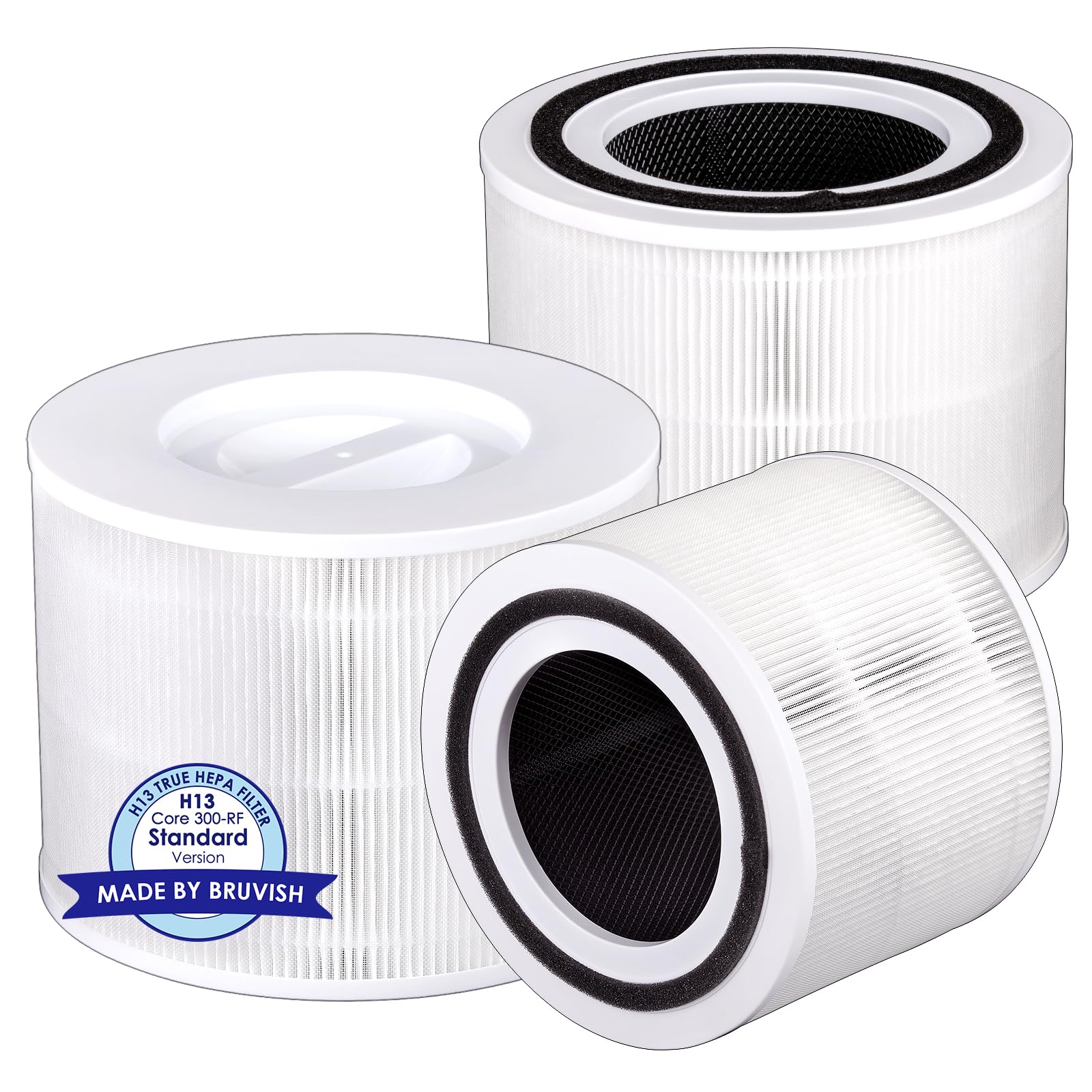 Filtri Ricambio Per Purificatore LEVOIT Core 300/300S - HEPA H13, 3 In 1, Pack Da 3 - Foto 2