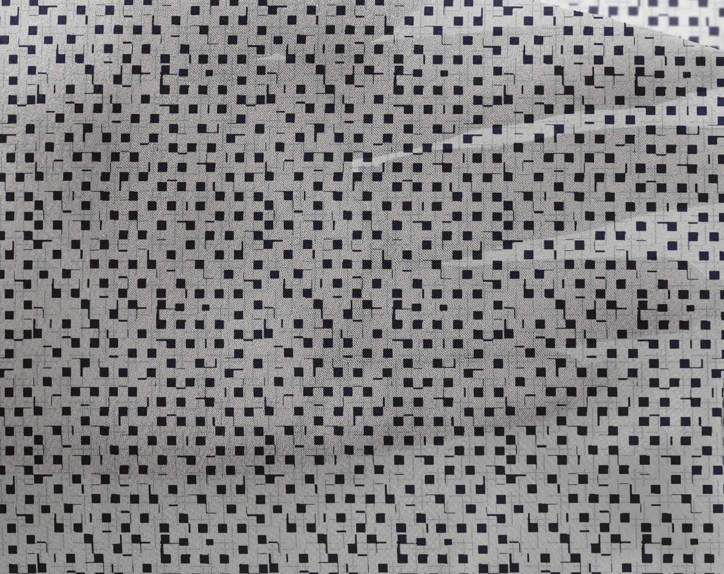 oneOone Georgette Viscose Fabric Shapes Geometric Decor Fabric Printed BTY 42 Inch Wide