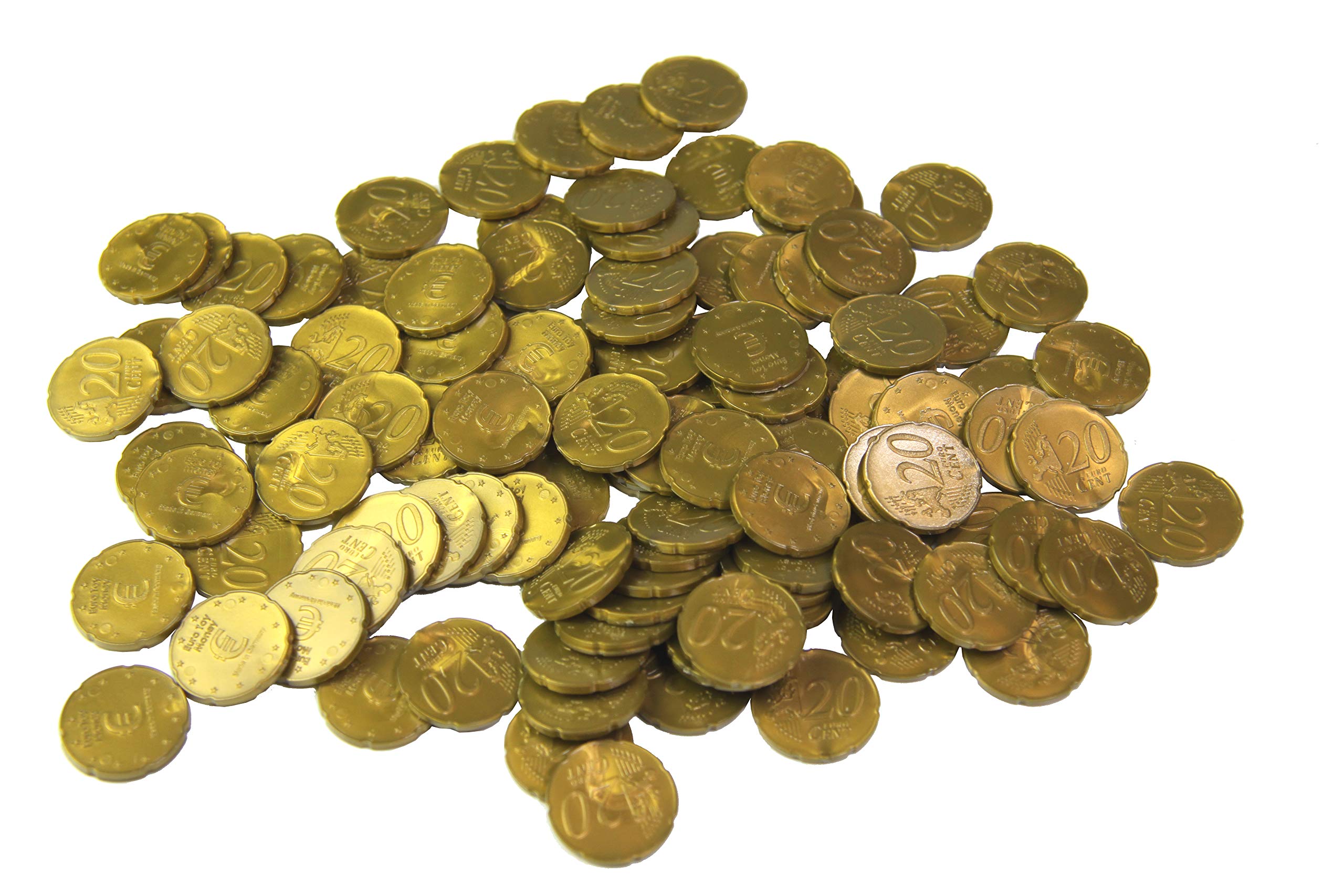 WISSNER active learning 100 coins 20 Cent, in a poly bag
