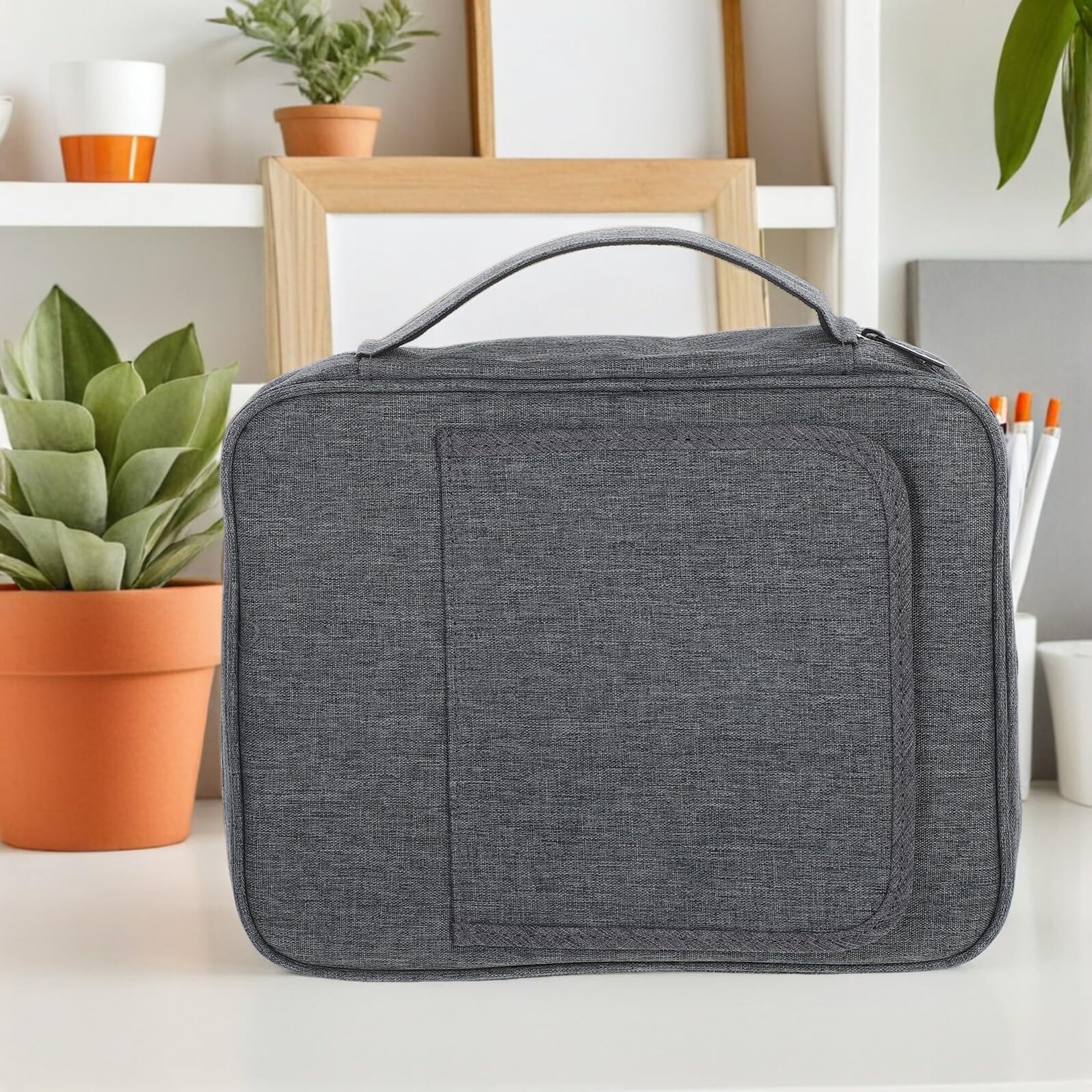 Cabilock 2 Pezzi Custodia Versatile Supporto Bibbia in Maniglia per Poliestere Integrato, Borsa Portatile per e Quaderni, per e Ritiri