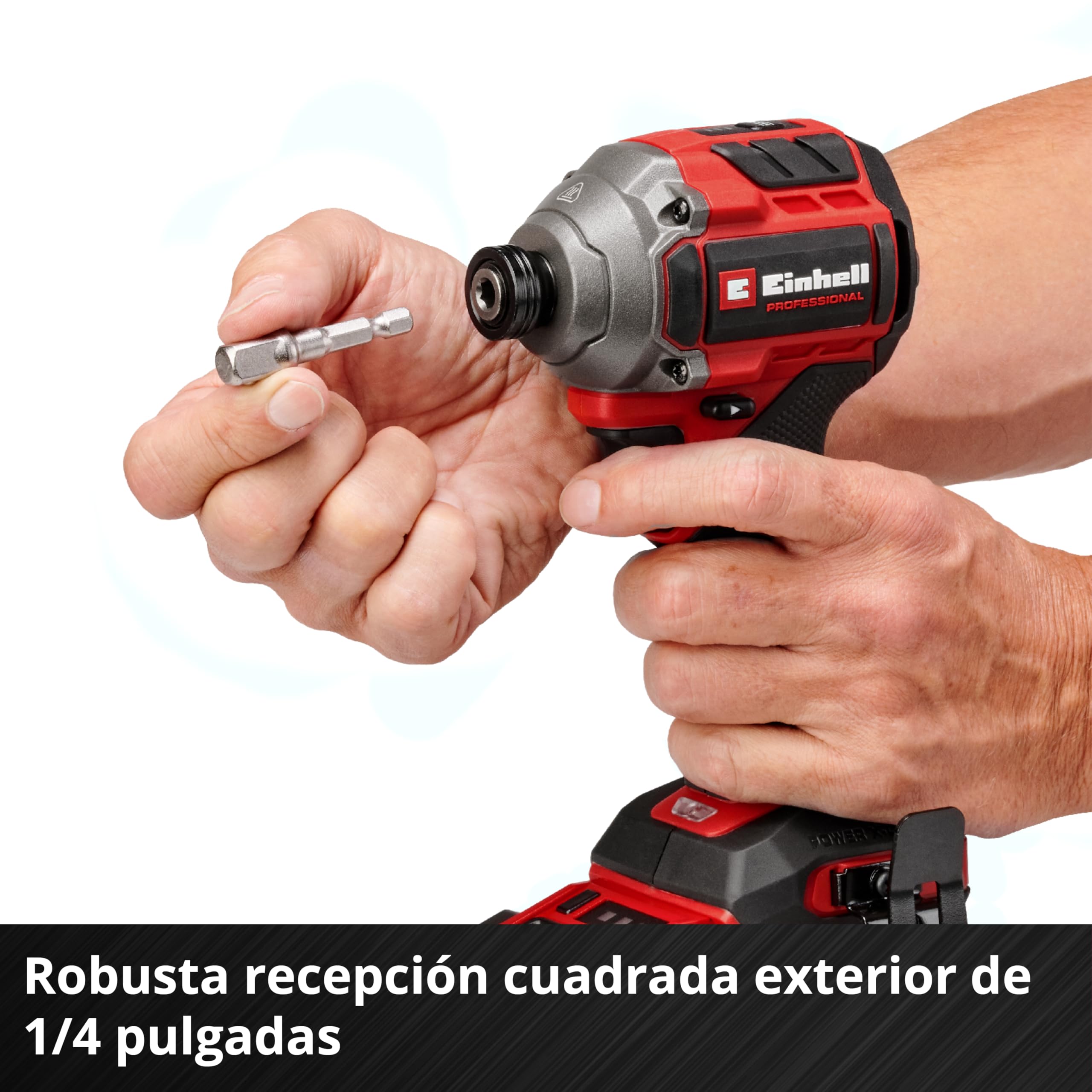 Einhell Professional Atornillador de impacto con batería TP-CI 18/250-C Li BL-Solo Power X-Change (18 V, par 250 Nm, par, sin escobillas, recepción hexagonal interior, sin batería)