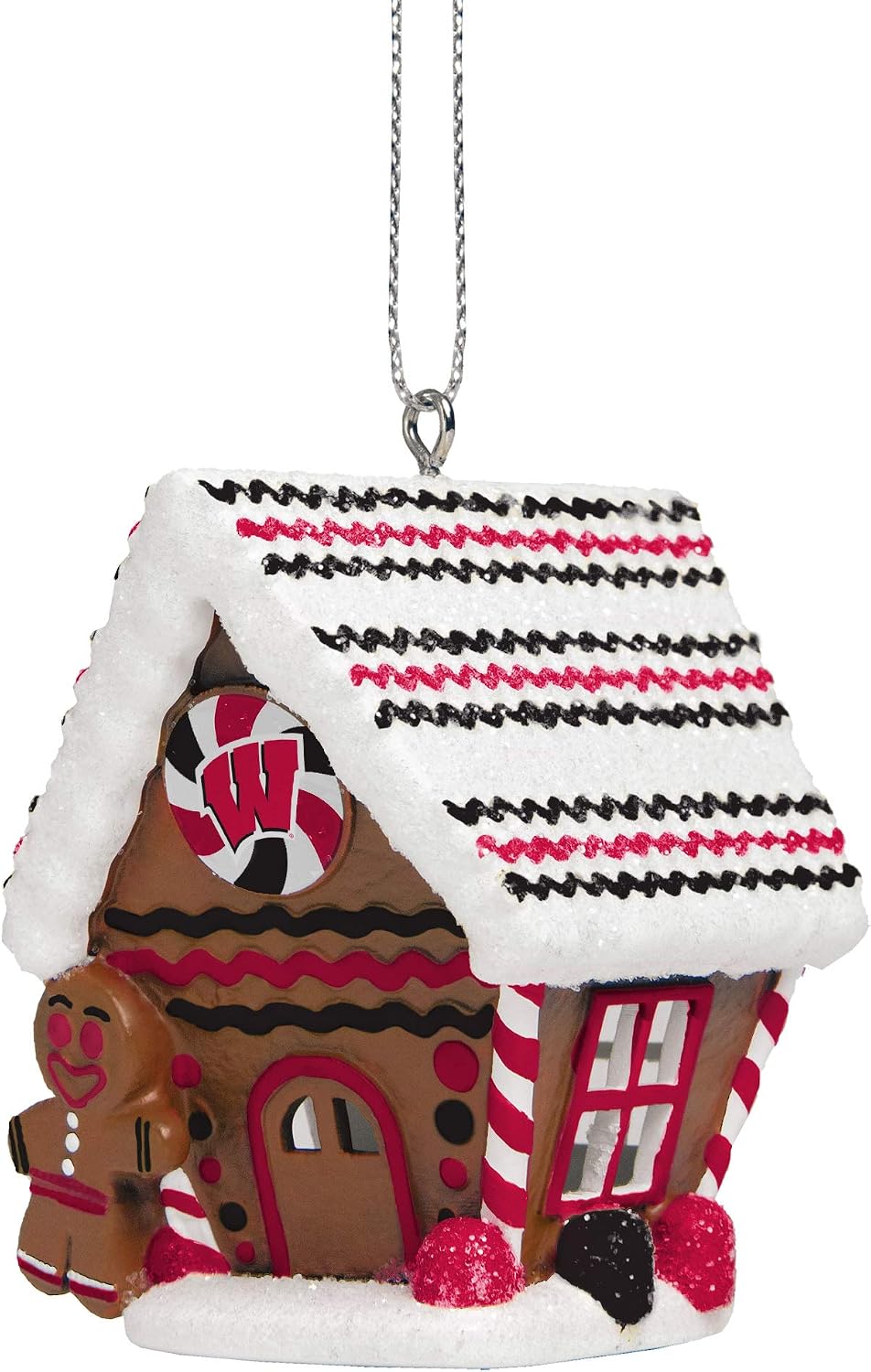 FOCO NCAA Unisex-Adult Gingerbread House Holiday Christmas Tree