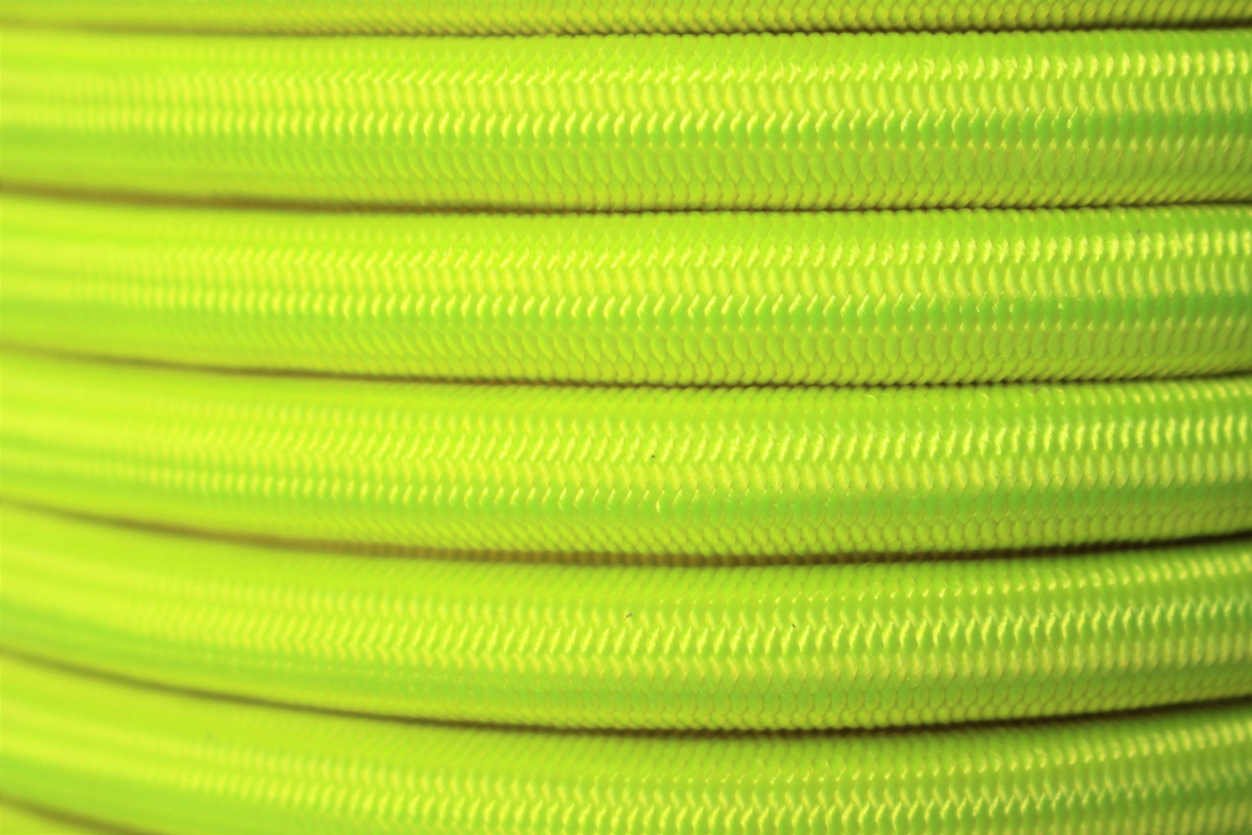 CORDAMARKET 8 mm Elastico, Adulti Unisex, Giallo Fluor, 50 m
