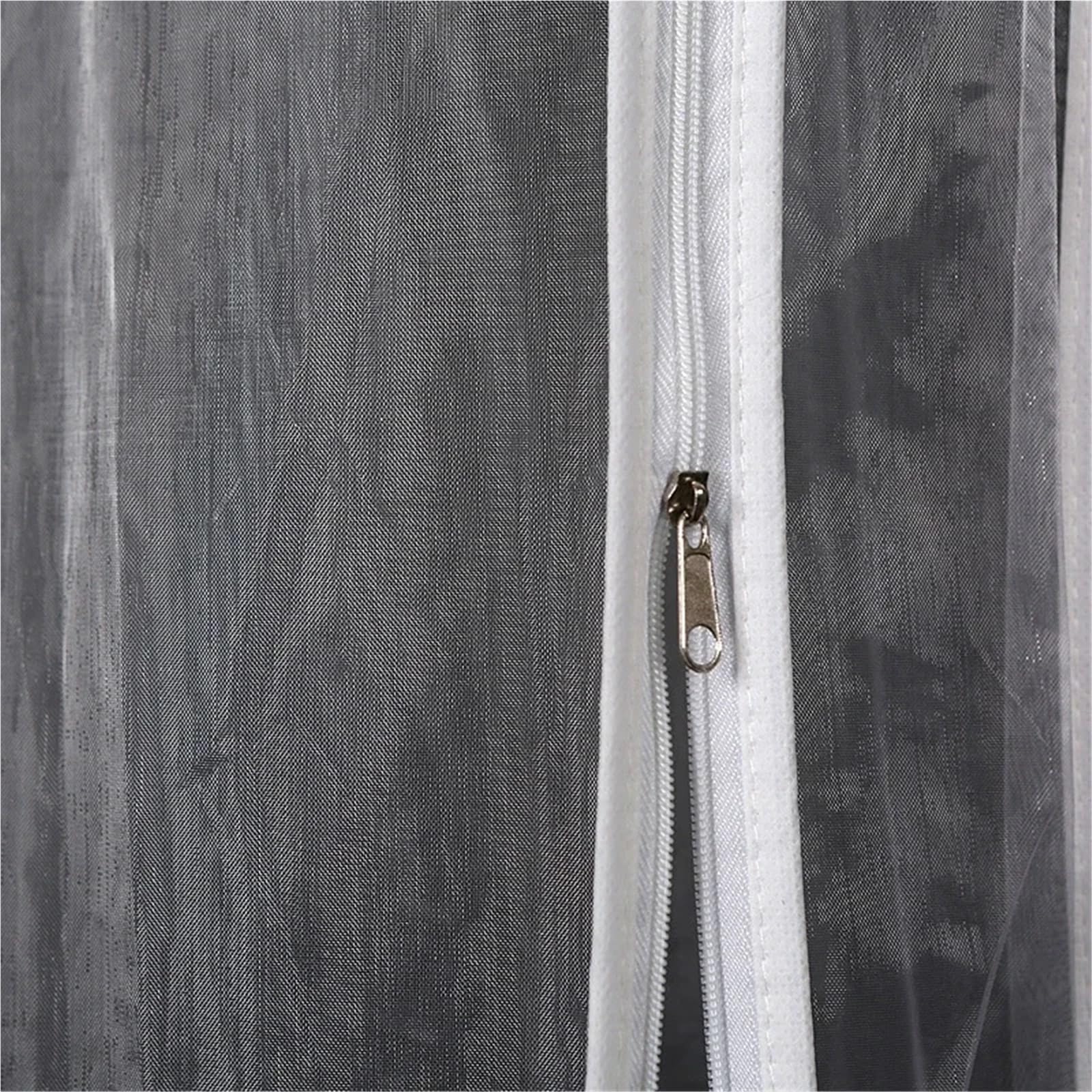 Fundas Ropa Armario Colgar Funda Protectora De Tul/voile Transparente Doble Cara For Vestido Novia Con Cremallera Lateral For Guardarropa En Casa(60x15x160cm)