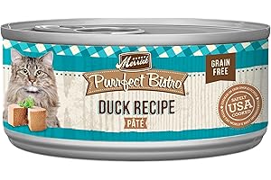 Merrick Purrfect Bistro Grain Free Premium Soft Canned Duck Pate Cat Food