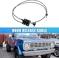 Vista 2 de uxcell Cable de liberación de capó para Dodge D150 D250 W150 W250 Ramcharger 1990-1993 para Dodge W100 1984-1989 No.55024942 Cable de control