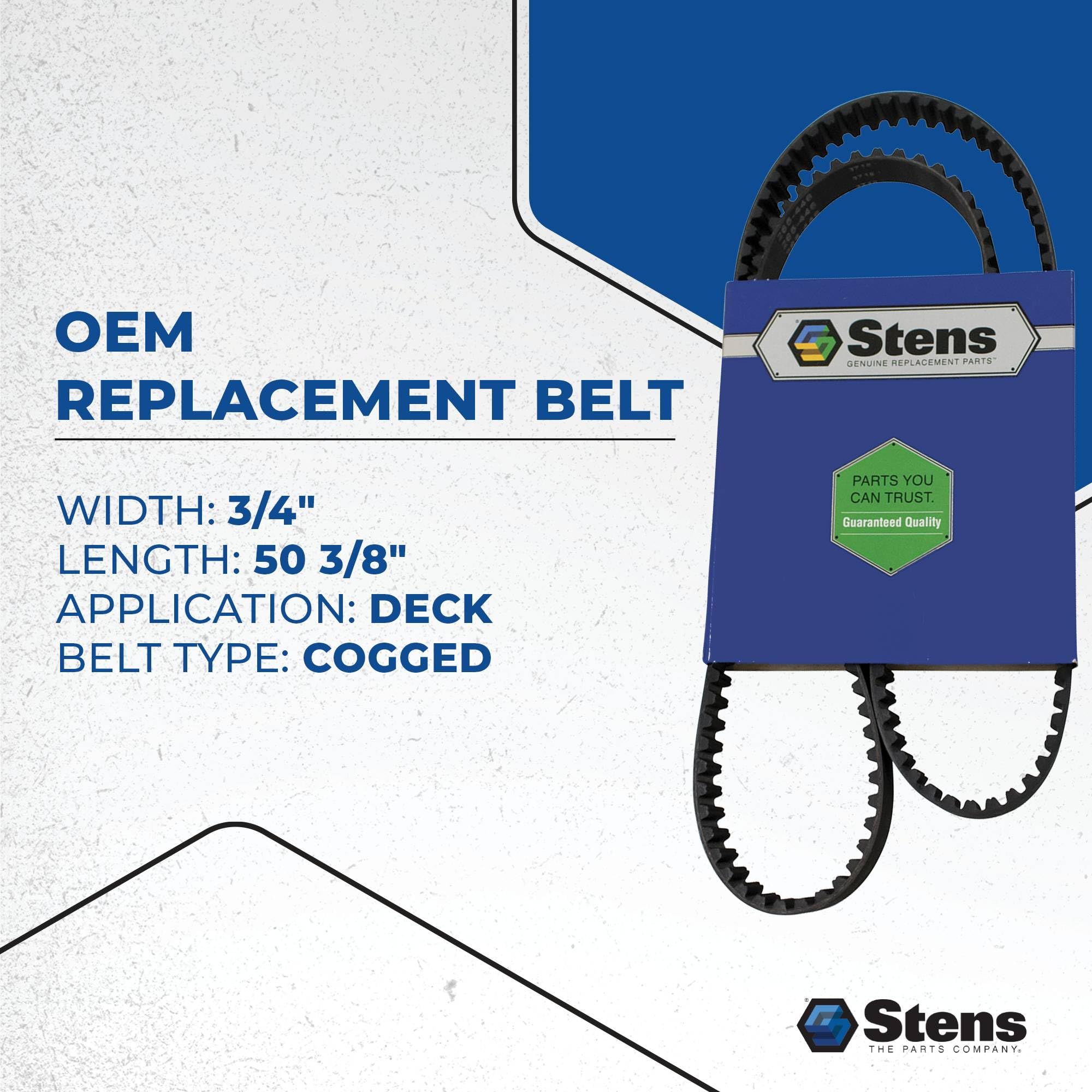 Amazon.com : Stens New OEM Replacement Belt 265-446 for Cub Cadet
