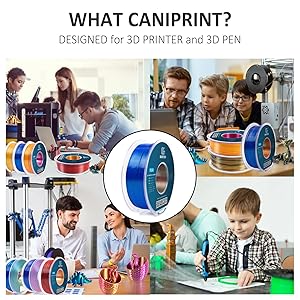 Geeetech Silk PLA Tri Color Filament 1.75mm 3D Printer Filament, Coextrusion Red Blue Green Tri-Colors Metal-Like Shiny Silk PLA Filament, 1kg (2.2lbs) 1 Spool, Dimensional Accuracy +/- 0.02 mm