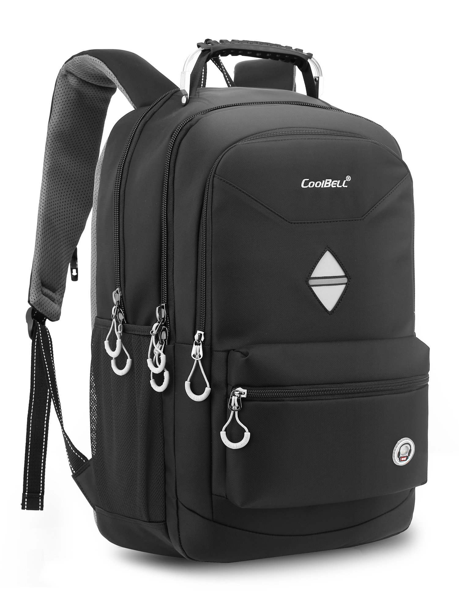 Police Car Design Backpack – 16.5" Laptop Daypack For School, College, Travel, Men & Women