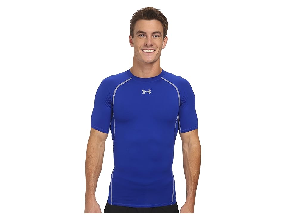 

Under Armour Armour(r) Heatgear(r) S/S Tee (Royal/Steel) Men's T Shirt, Blue