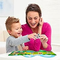 Vista 5 de Libro de calcomanías reutilizables para niños, calcomanías de animales, juguetes educativos de aprendizaje, calcomanías de viaje, libros