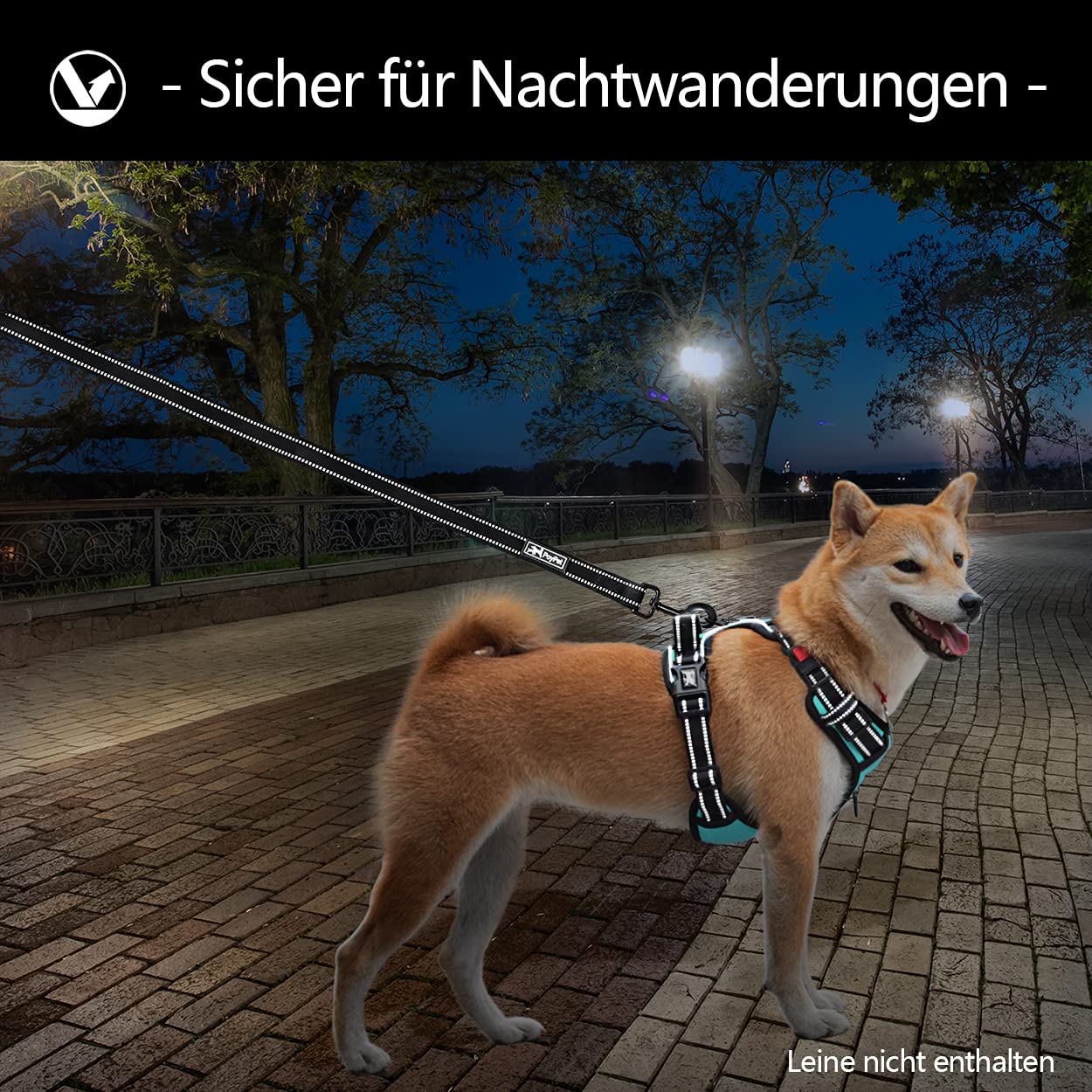 No Pull Hundegeschirr Verstellbar & Reflektierend – Atmungsaktiv, Gepolstert Für Kleine Bis Große Hunde