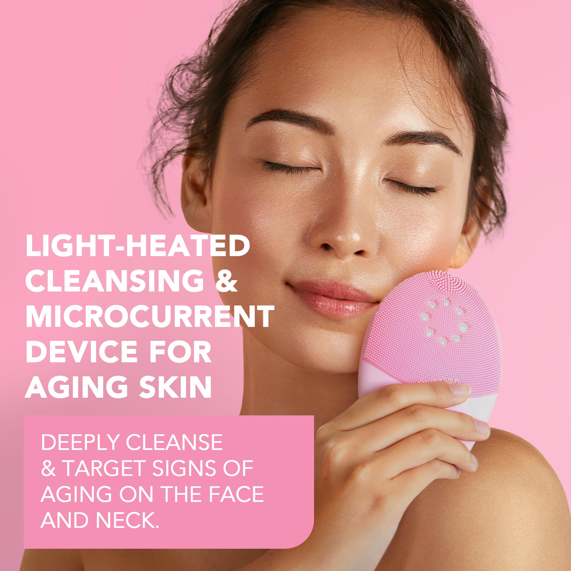 FOREO Luna 4 Plus Facial Cleansing Brush - Thermo Cleansing Facial - Anti Aging Microcurrent Facial Device - Normal Skin
