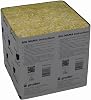 Grodan Delta 5.6 Block 3 by 3 by 4 Inch with Hole, Case of 256 Blocks