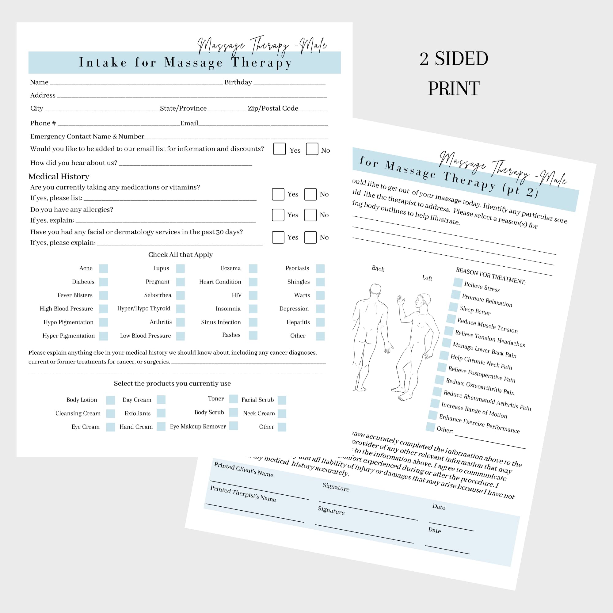 amazon-com-massage-therapist-client-intake-forms-male-intake-consent-soap-notes-forms-for-medical-history-treatment-and-technique-75pk-25-of-each-dbl-sided-aftercare-instructions-separate-soap-notes-office-products for Free Printable Massage Intake Forms Amazon.com : Massage Therapist Client Intake Forms Male Intake,Consent,SOAP Notes | Forms for Medical History Treatment and Technique | 75pk, 25 of Each | Dbl Sided | Aftercare Instructions, Separate Soap Notes : Office Products for Free Printable Massage Intake Forms