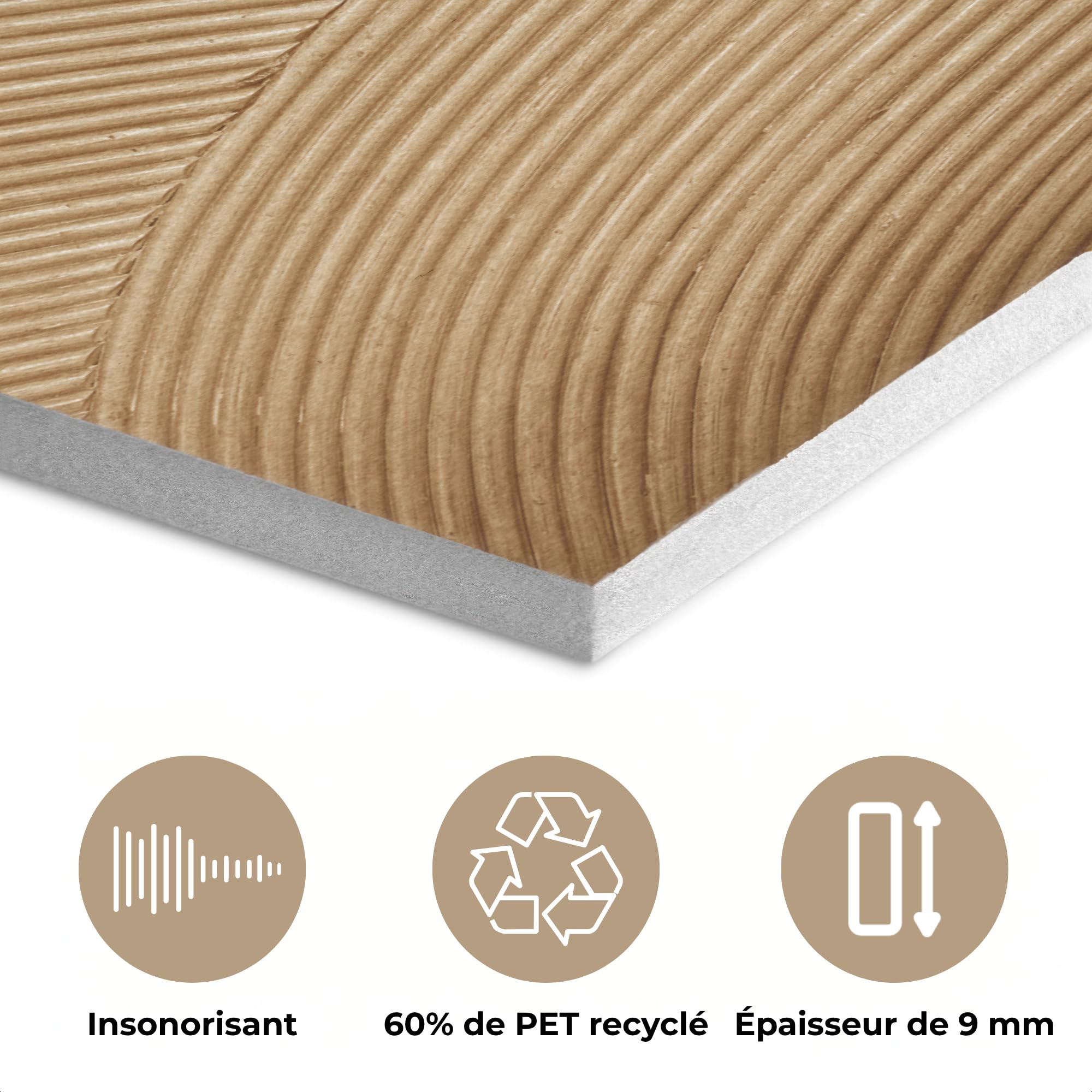 MuchoWow© Panneau Acoustique decoratif Mural Acoustic Panels Feutre Murale