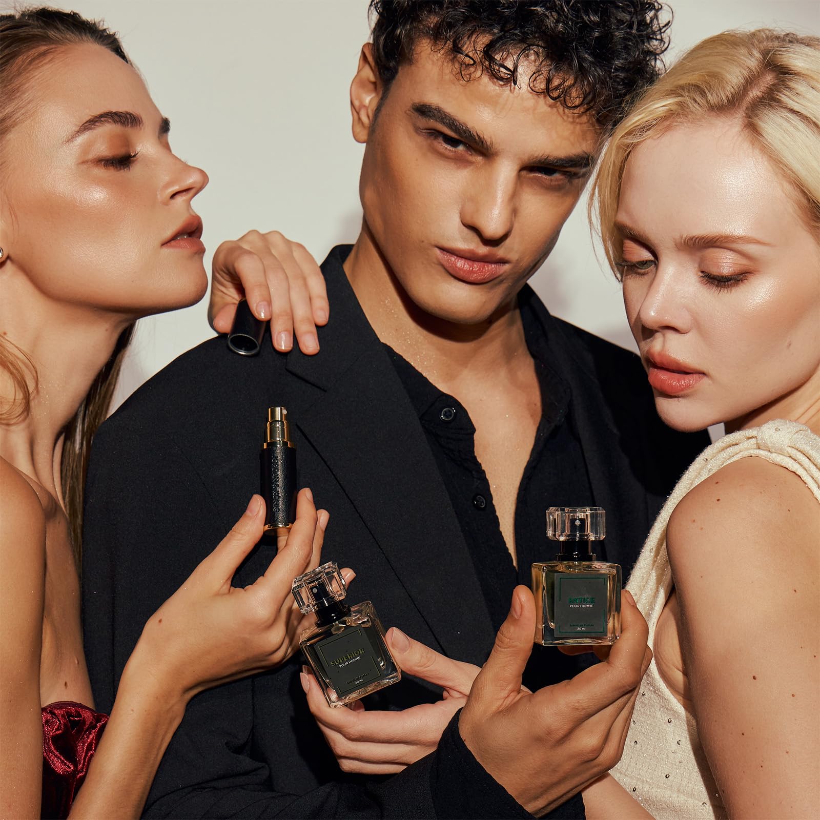 JK Jordan & König Entice Parfüm Herren, Extrait de Parfum mit Pheromone, 30% Duftölanteil, Langanhaltend, Süß, Würzig, Cremig, Honig, Tabak, Zitrisch, Herrenparfum, Geschenk für Männer