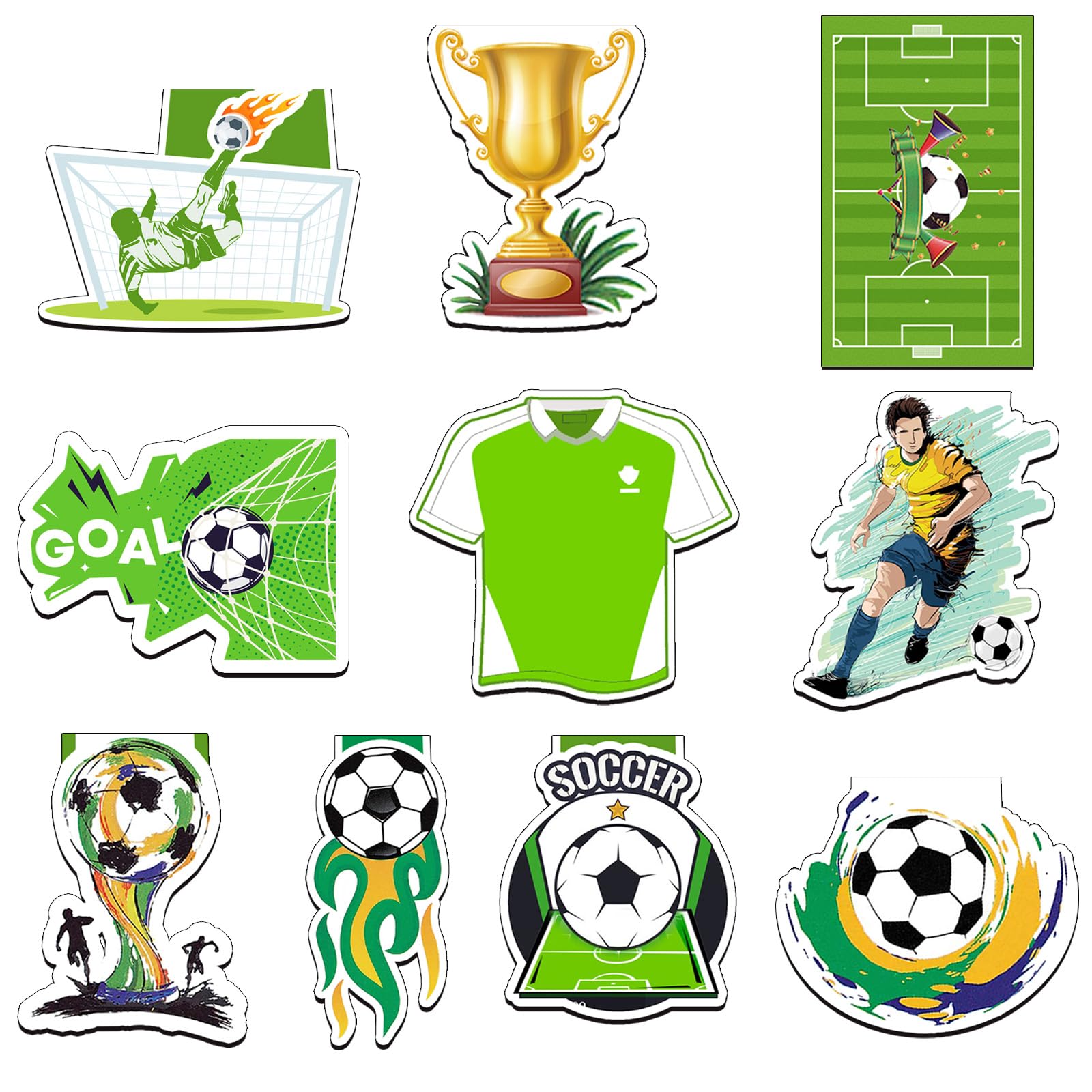 Marcapáginas magnéticos, marcadores magnéticos de fútbol para niños, marcapáginas, regalos para niños y niñas, para niños y niñas