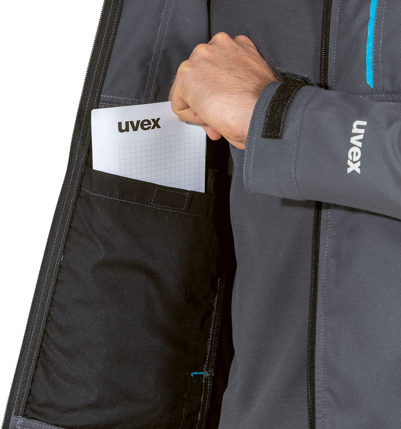 Uvex Tune-up Softshell-Arbeitsjacke für Herren - atmungsaktiv & wasserabweisend