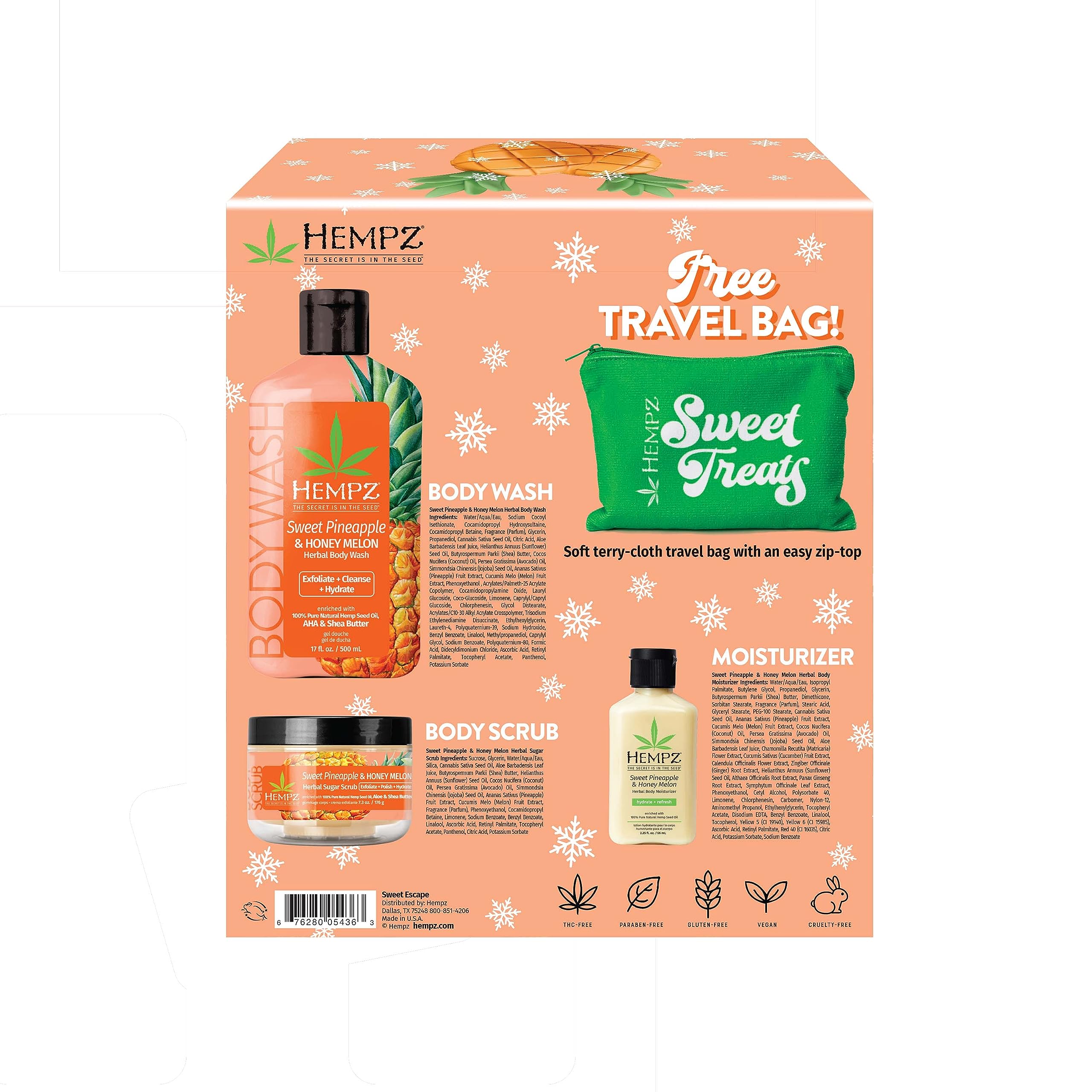 Amazon.com : Hempz Sweet Escape Sweet Pineapple & Honey Melon