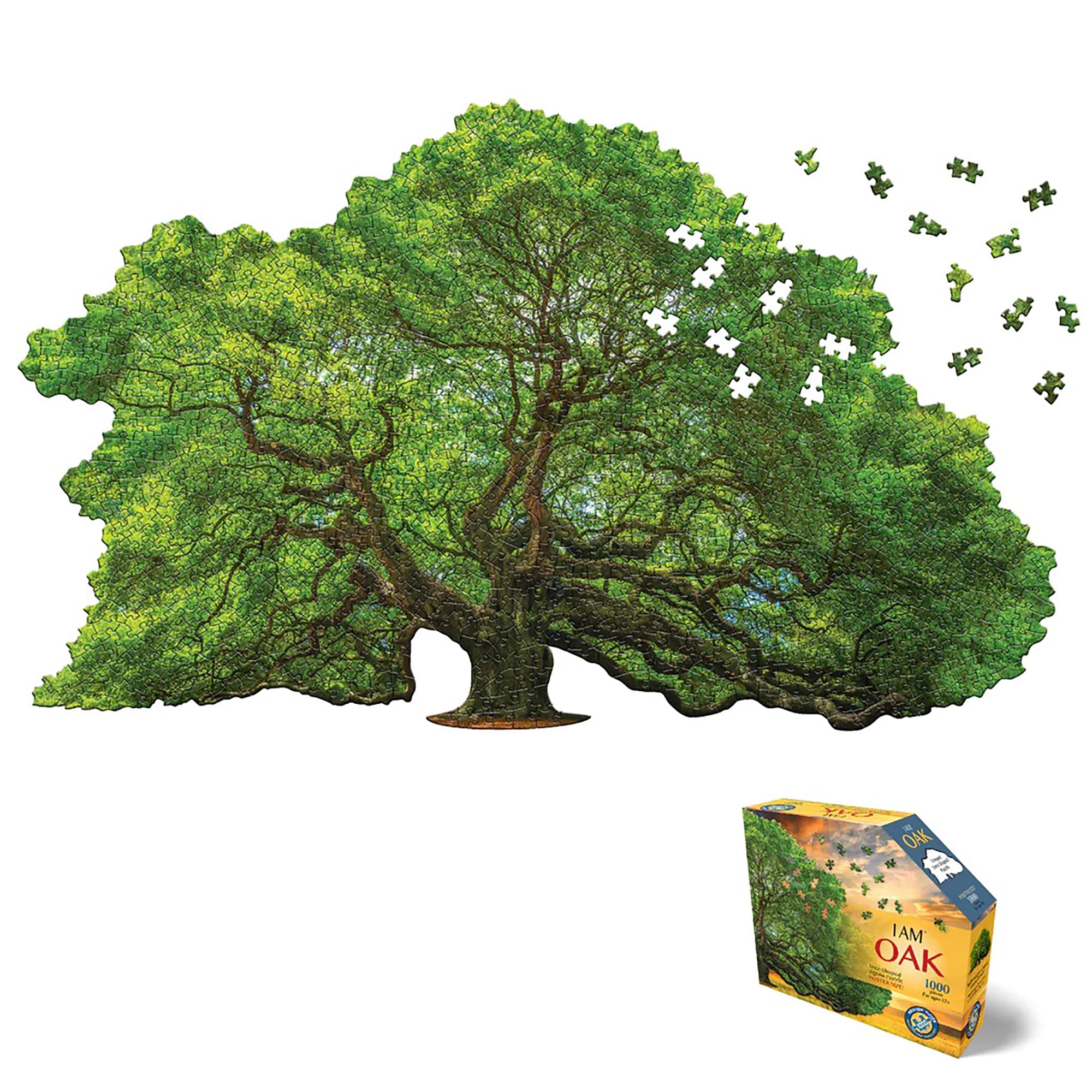 Amazon.com: Madd CAPP: I Am Oak - 1000 Piece Tree Shaped Jigsaw