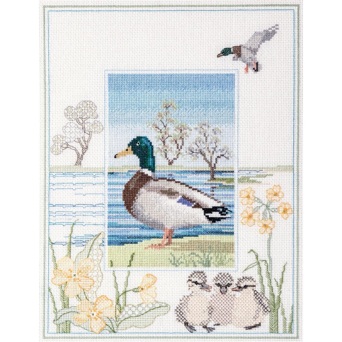 Bothy Threads Derwentwater Designs Wildlife - Mallard Counted Cross Stitch Kit