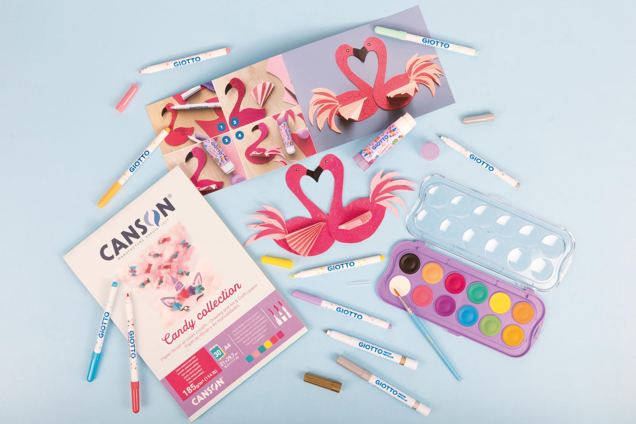 Bloco Multitécnica Candy Collection 220g A4 66667600 CANSON - A Casa