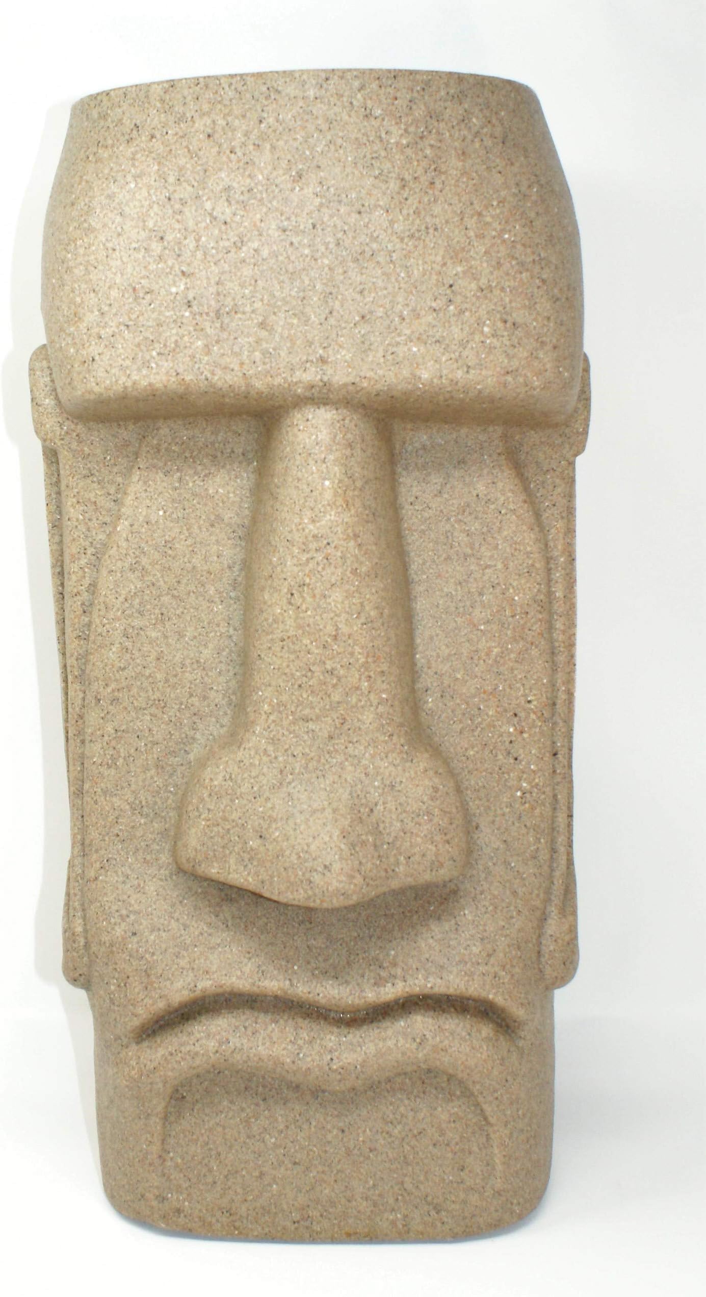 Kitchen mugs, coffee cups (Rapa NUI Moai) Planter (Sandstone) F