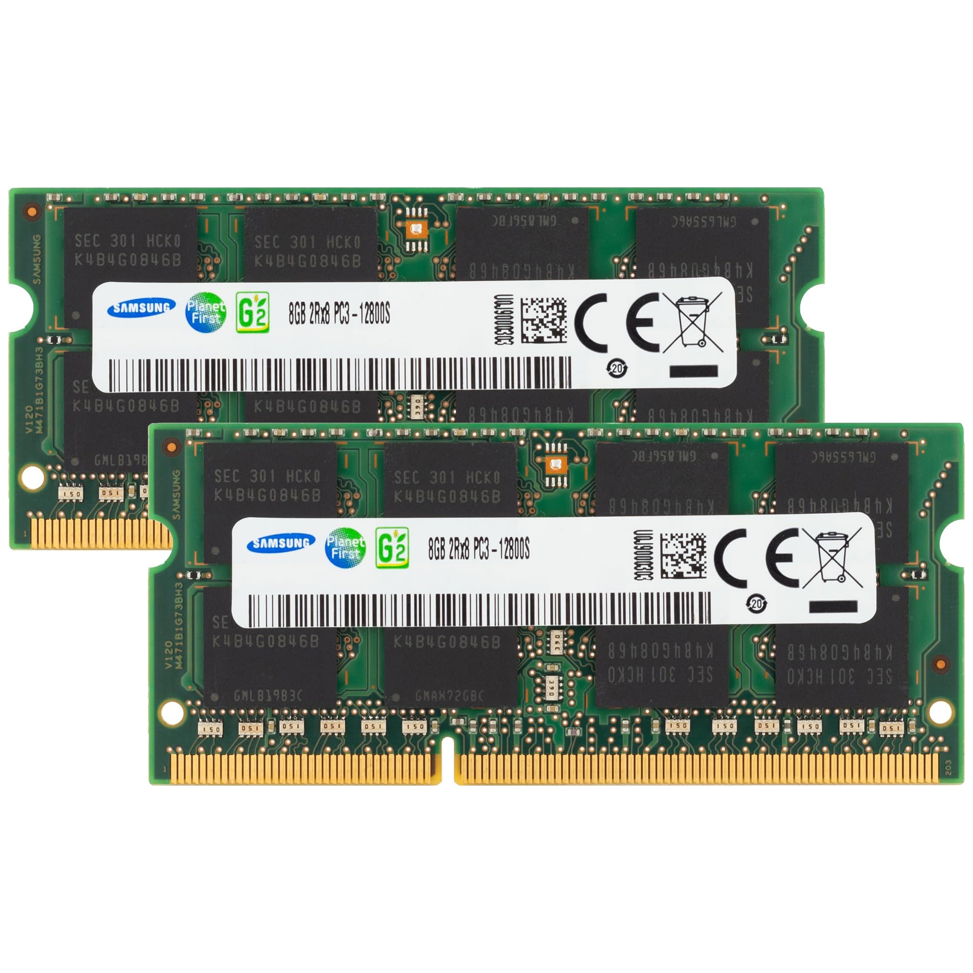 Samsung 16GB (2x8GB) DDR3 1600MHz PC3-12800 CL11 SODIMM 2Rx8 Dual