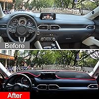 Vista 4 de DRAXEZ Tapete para cubierta de tablero de automóvil, evita la luz, para Mazda CX-5 CX5 CX 5 KF 2017-2019 2020 2021 2022 2023 accesorios
