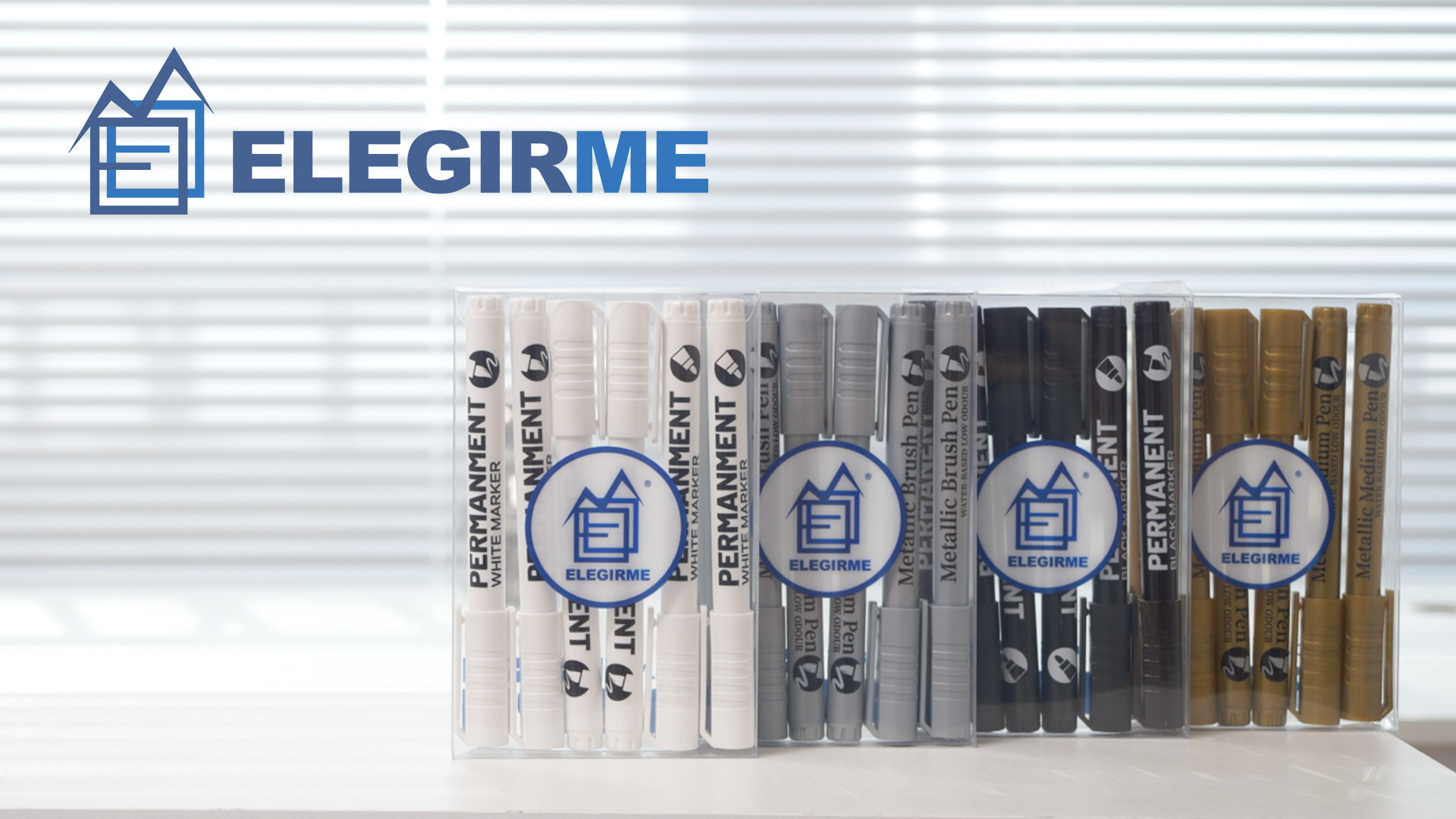 Amazon | Elegirme 金色 ペン ゴールドマーカーペン 2種類のペン