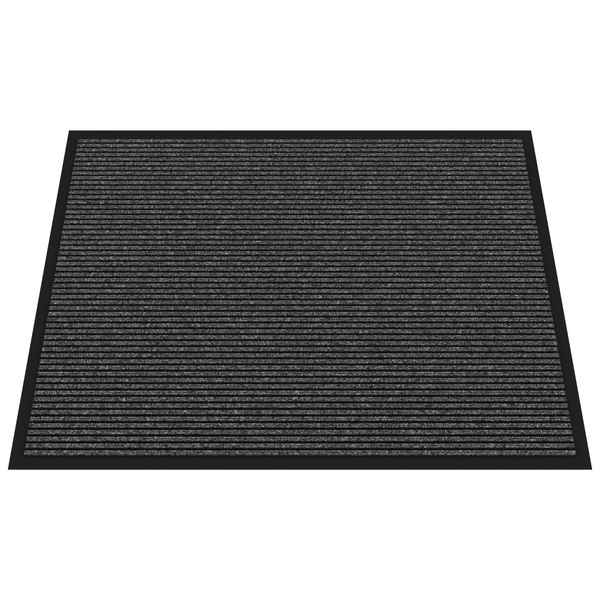 Front Door Mat, 3' x 4' Heavy Duty Indoor Outdoor Door Mat for Entryway, Commercial Door Mats Entrance, Low Profile Welcome Mats Non-Slip, Durable Rubber Backing Entry Mat for Patio, Home