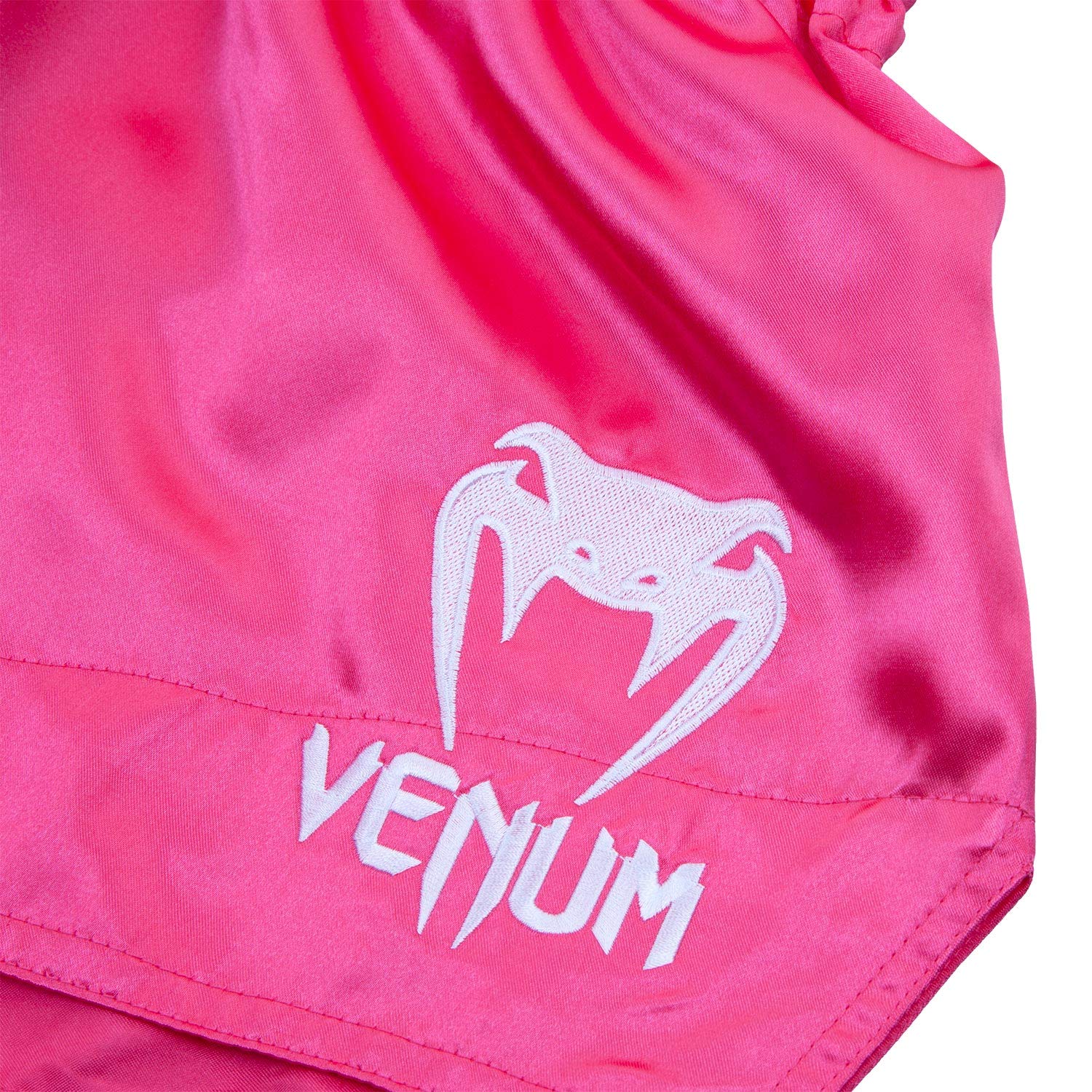 VENUM - Venum Classic Muay Thai Shorts - Nero/Nero, Pantaloncini Uomo