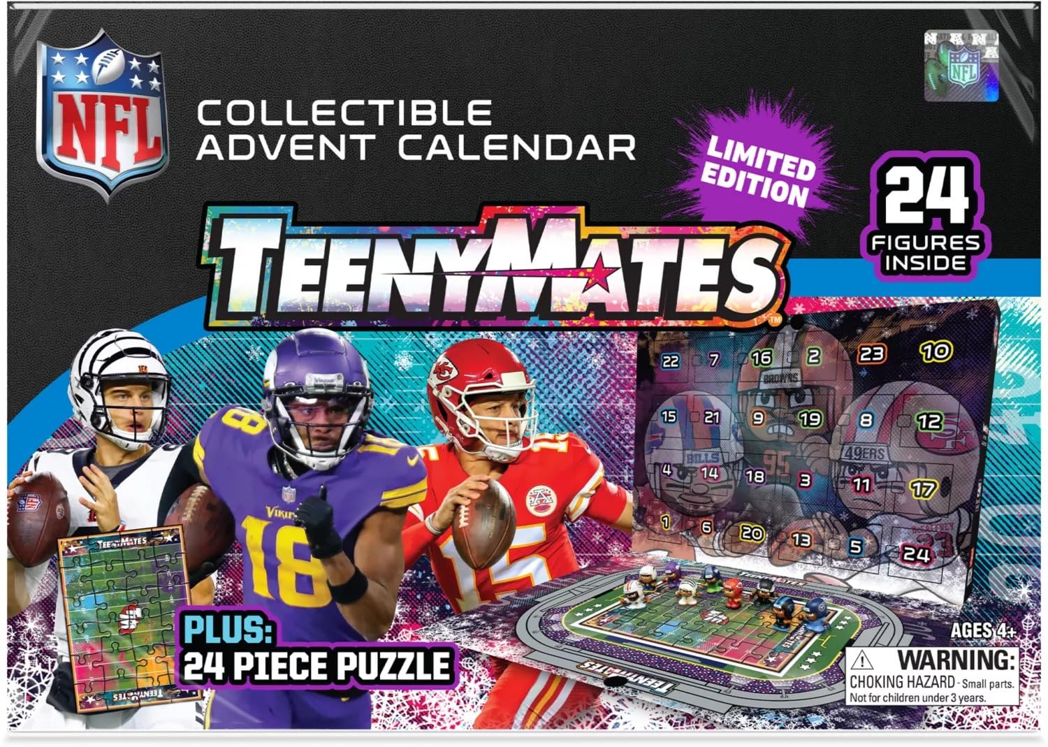 Amazon.com: Party Animal Teenymates NFL 2024-25 Color Rush Advent