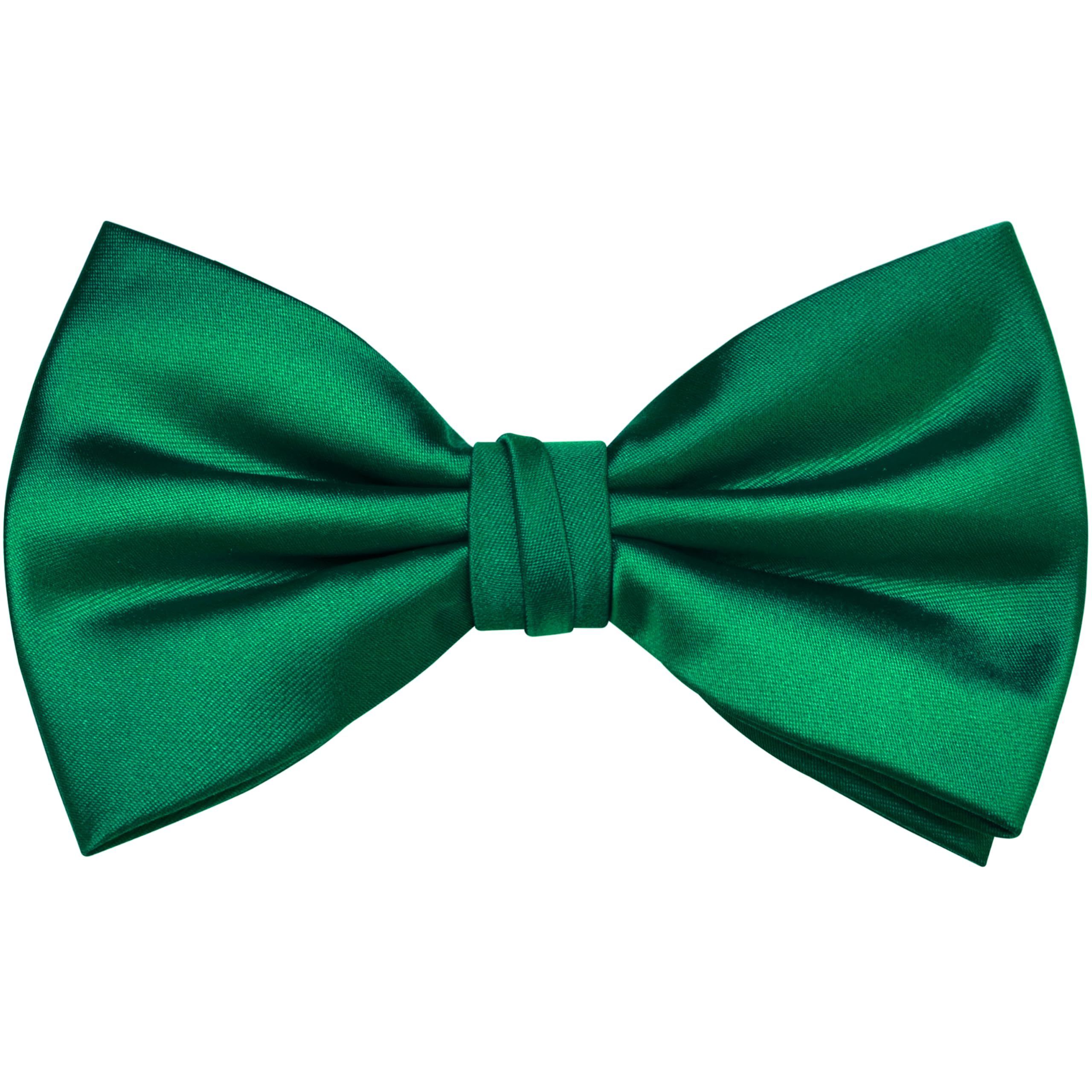 Branduce Mens Solid Color Adjustable Pre-tied Bow Tie for Men Party Wedding
