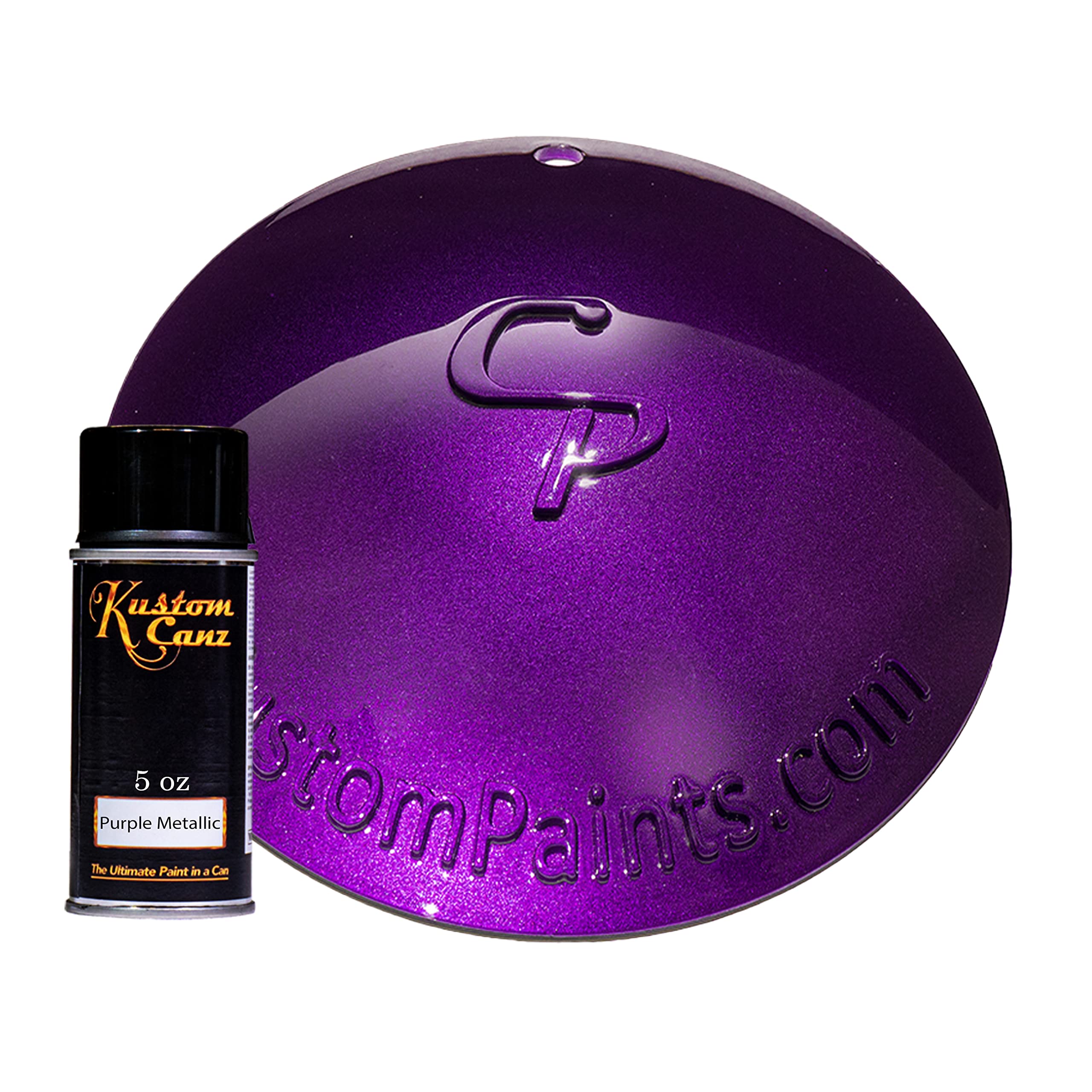 Kustom Canz 5oz Aerosol Can - Base Metallic Purple Urethane basecoat