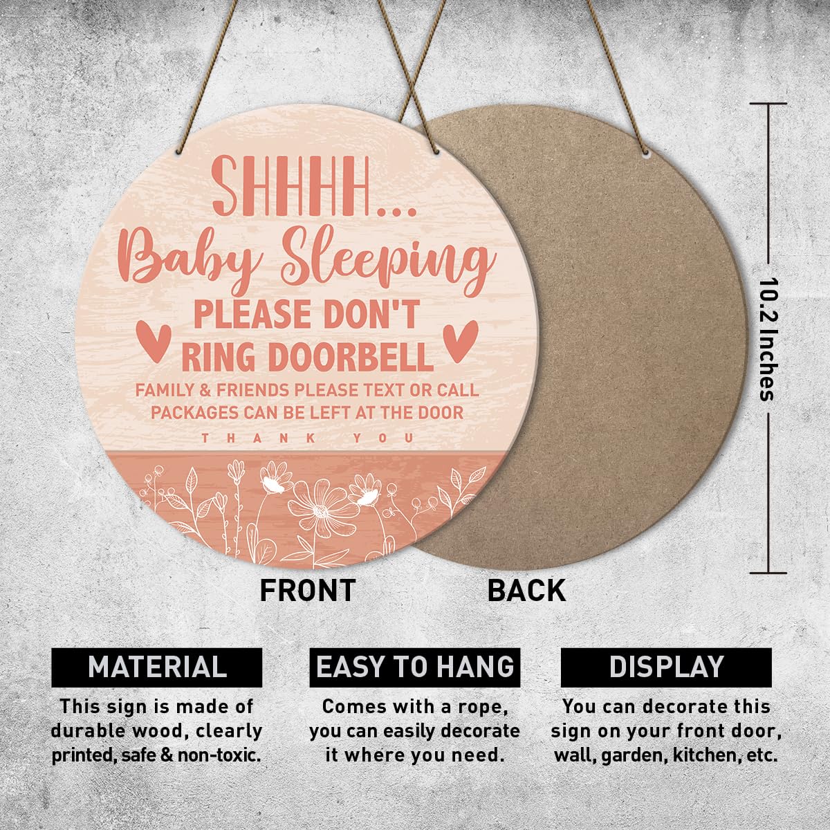 Baby Sleeping Sign - Do Not Disturb -2