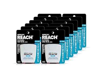 REACH デンタルフロス ワックス 50m3個セット Amazon | REACH(リーチ) リーチ デンタルフロスワックス 50m 12