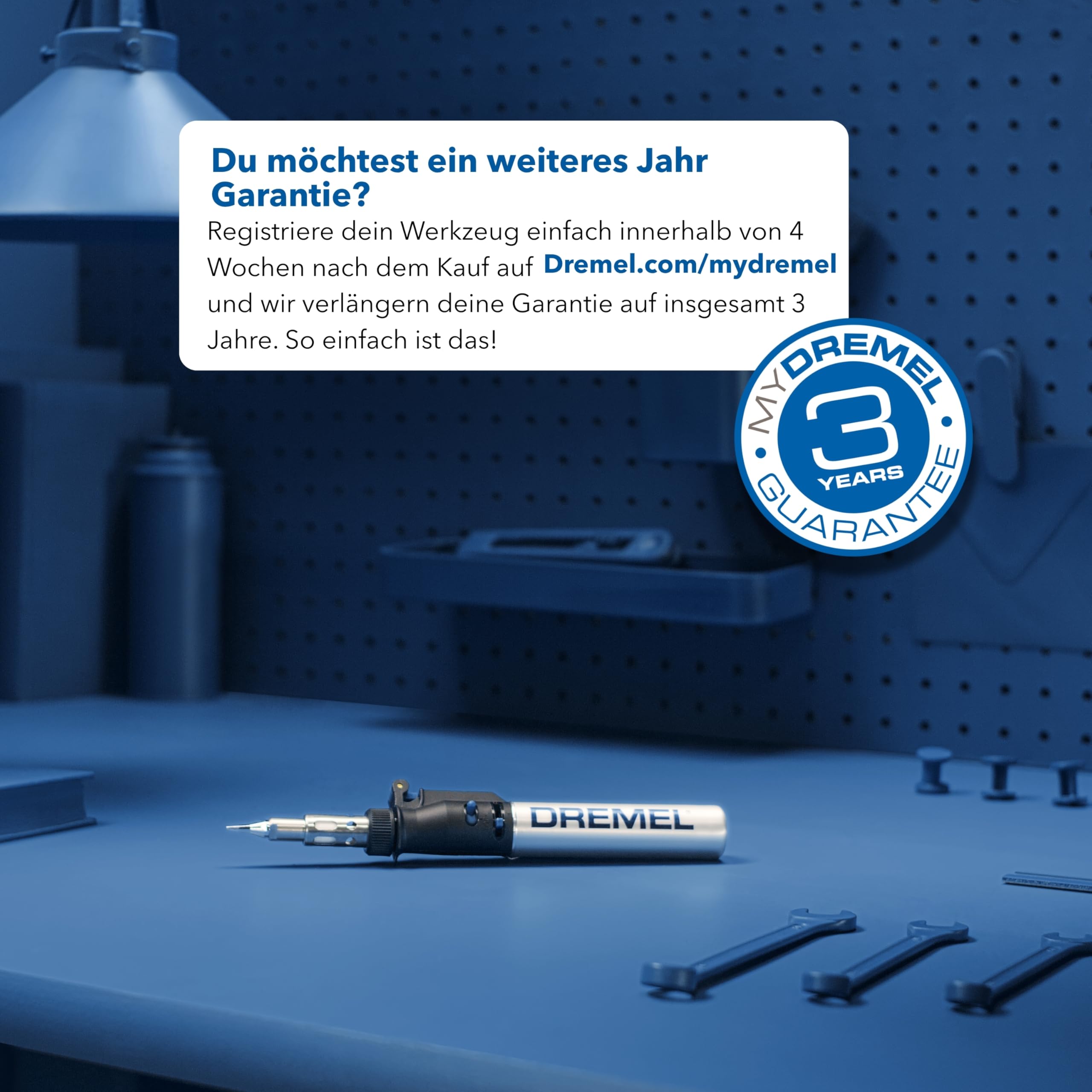 Dremel 2000 VersaTip Lötkolben - Brennkolben und Löt-Set (mit 7 Wechselspitzen zum Löten, Heißschneiden, Schweißen, Brandmalerei, Holz Gravieren, Schmuckherstellung)