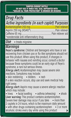 Miniatura 15 de Excedrin Migraine Alivio del Dolor, 20392400, 1, 1