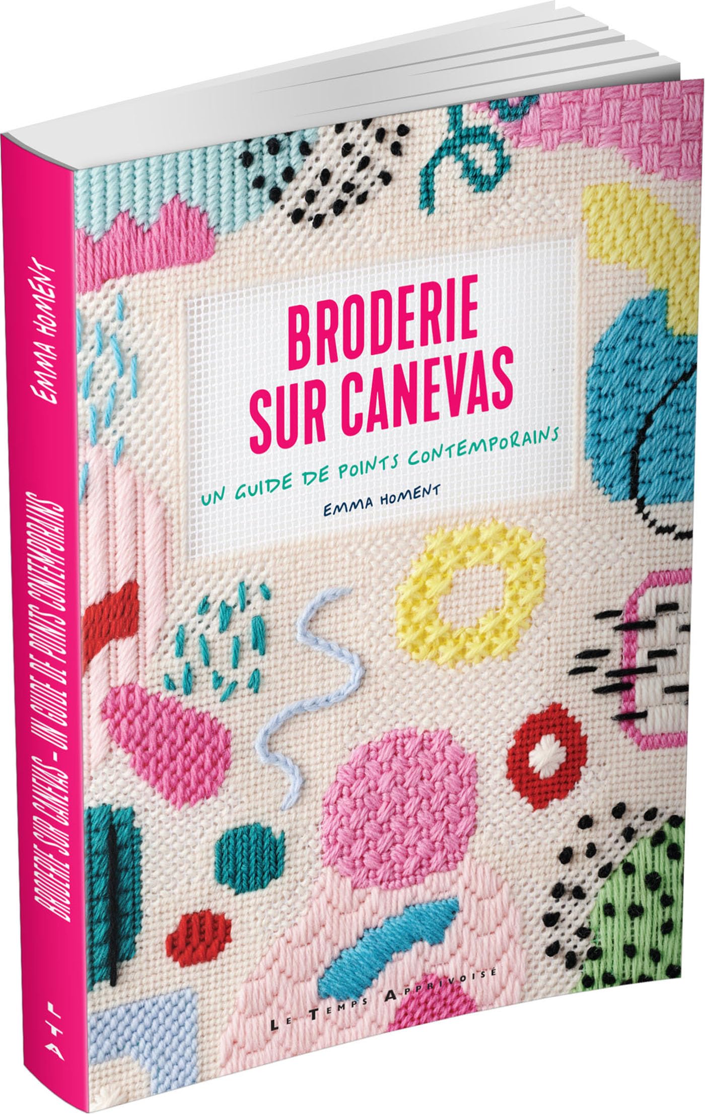 Broderie sur canevas - Un broderie de points contemporains