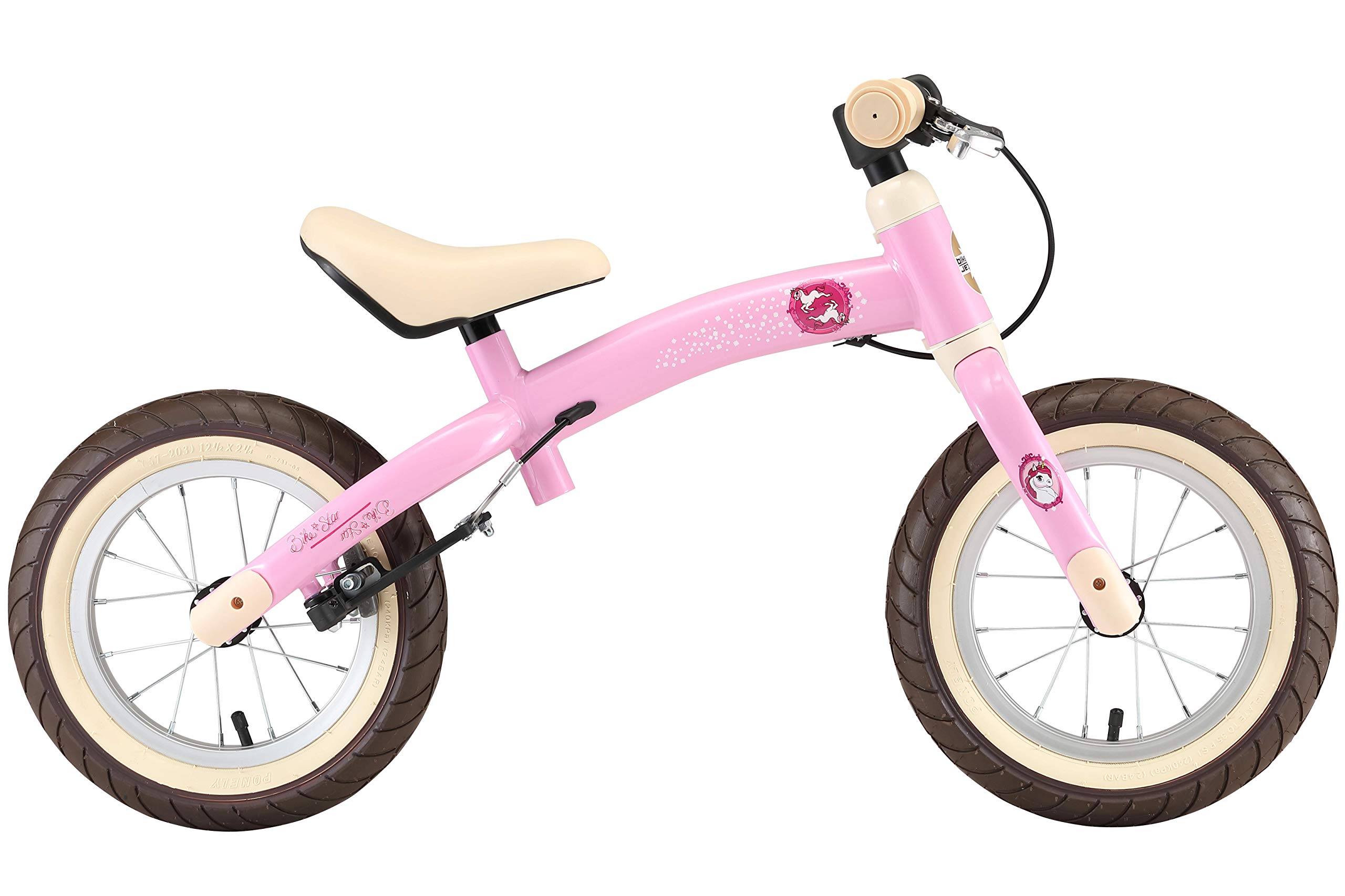BIKESTAR Bicicleta sin Pedales para niños y niñas | Bici 12 Pulgadas a Partir de 3-4 años con Freno | 12" Edición Sport