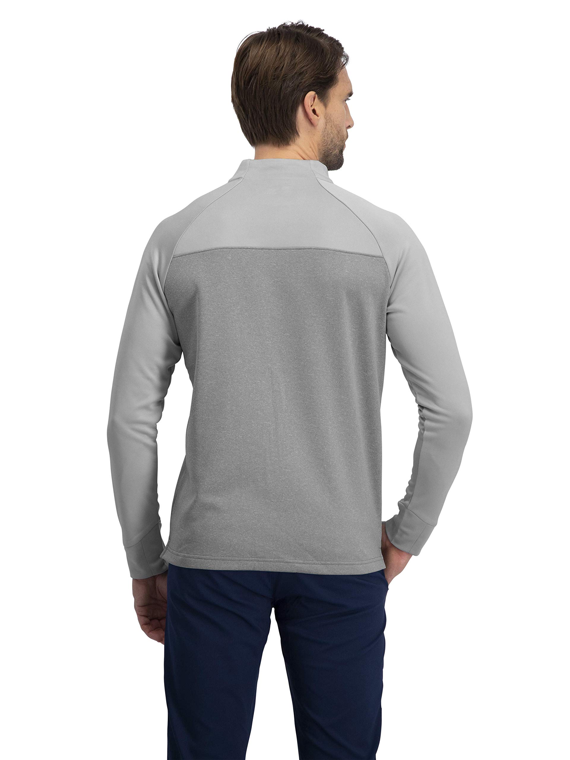 Three Sixty Six Golf Half Zip Pullover Men - Fleece Sweater Jacket - Mens Dry Fit Golf Shirts