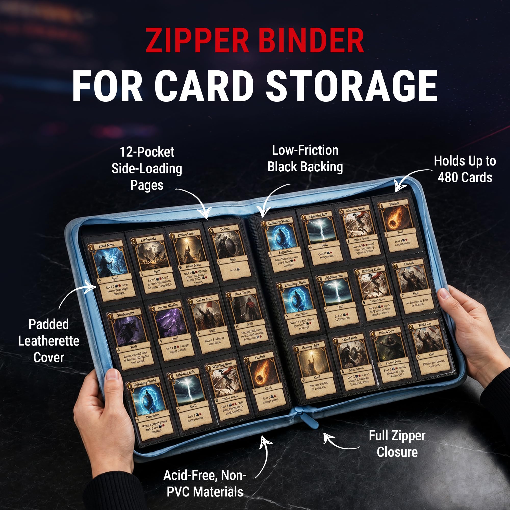 Amazon.com: Ultra Pro Pokemon Card Binder 12 Pocket Zippered