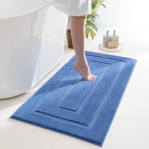 Miniatura 137 de GRANNY SAYS Alfombras de baño de microfibra antideslizantes, lavables, absorbentes de agua, tapetes de baño suaves para suelo de baño y ducha